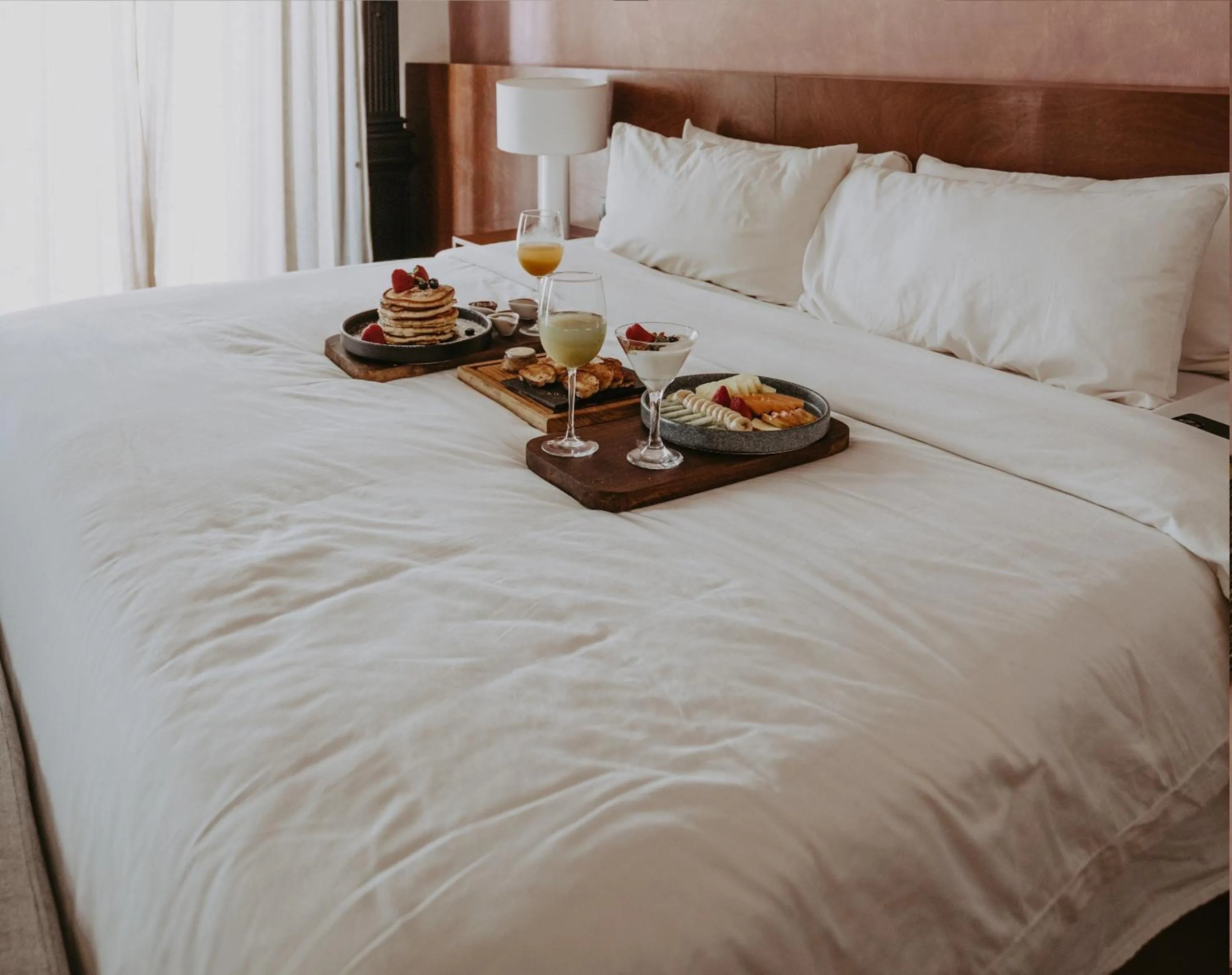 room service, Bed in Piedra de Agua Merida