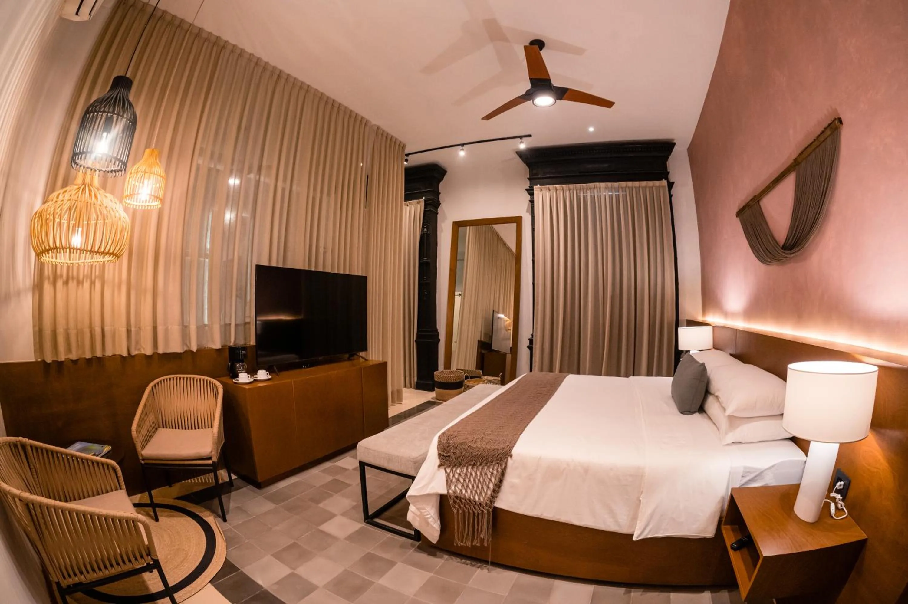 Coffee/tea facilities, Bed in Piedra de Agua Merida