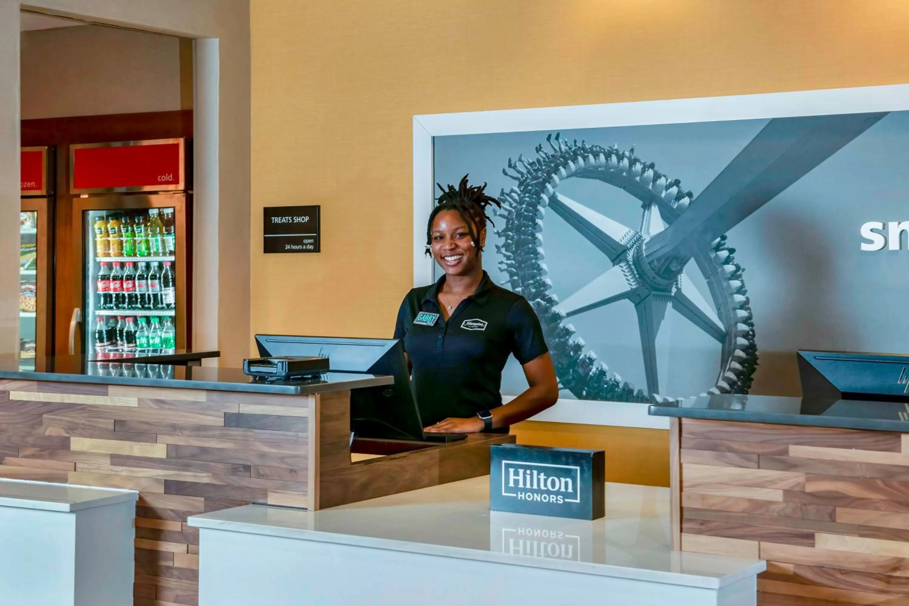 Lobby or reception in Hampton Inn & Suites Jackson