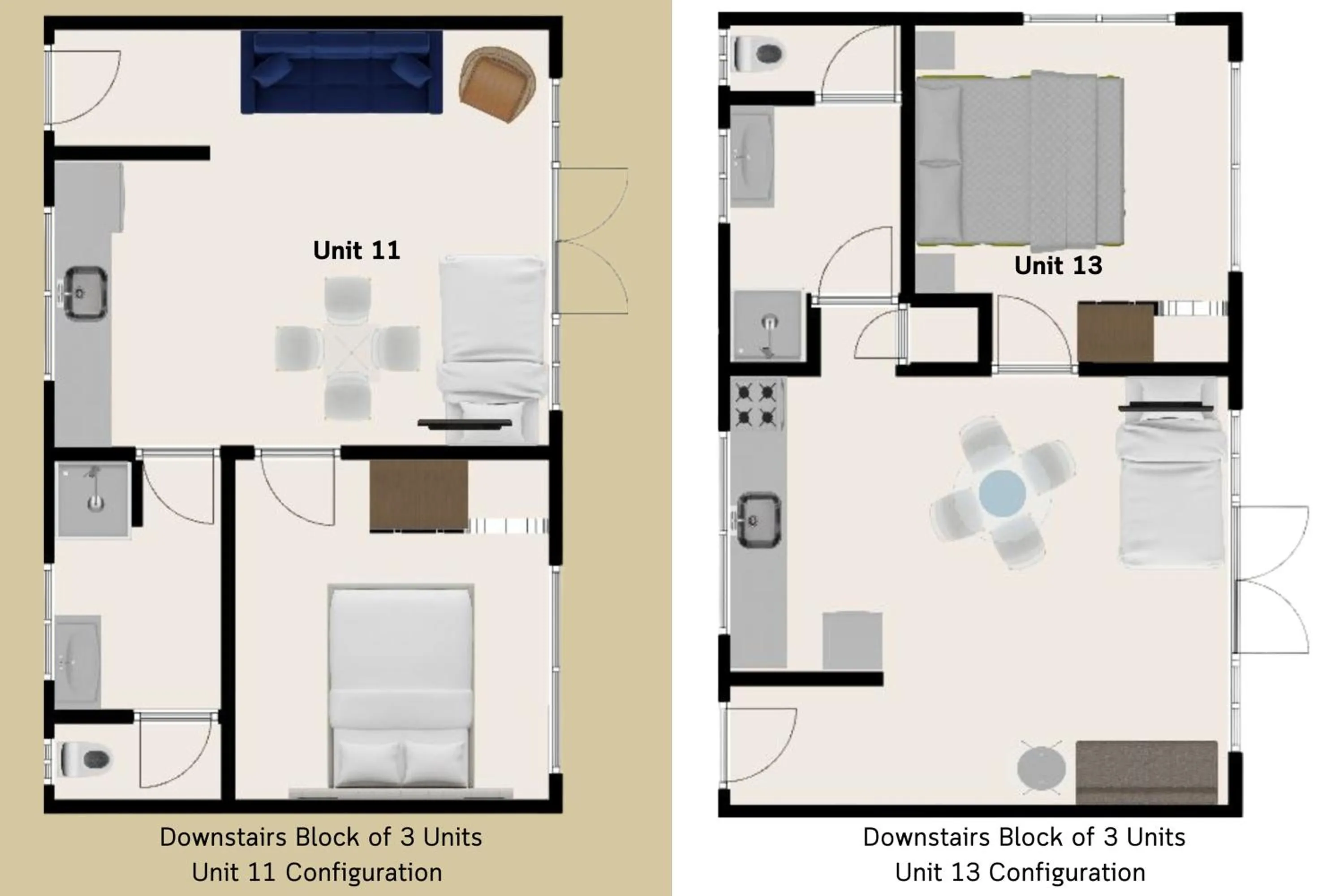 Floor plan in Waikanae Beach Motel
