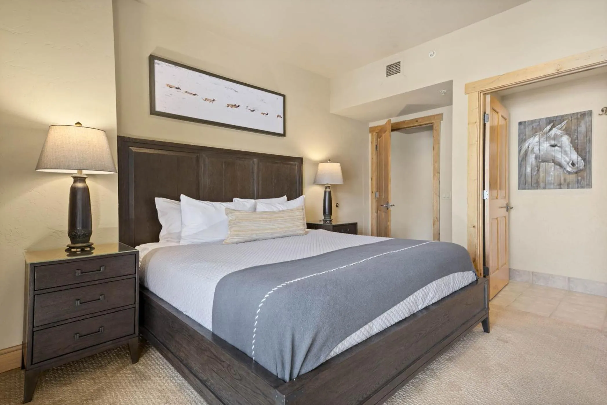 Bed in The Steamboat Grand