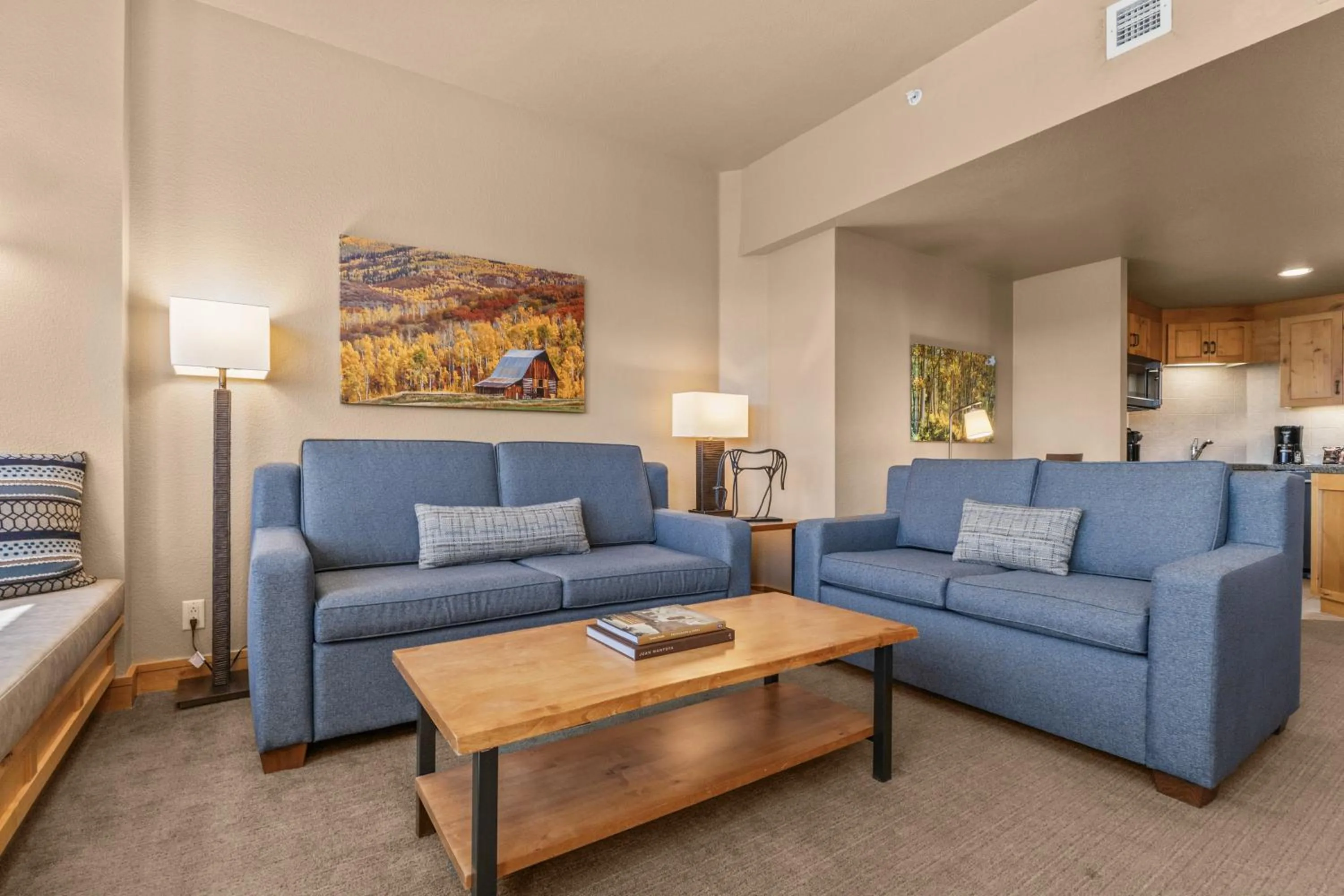 Living room in The Steamboat Grand