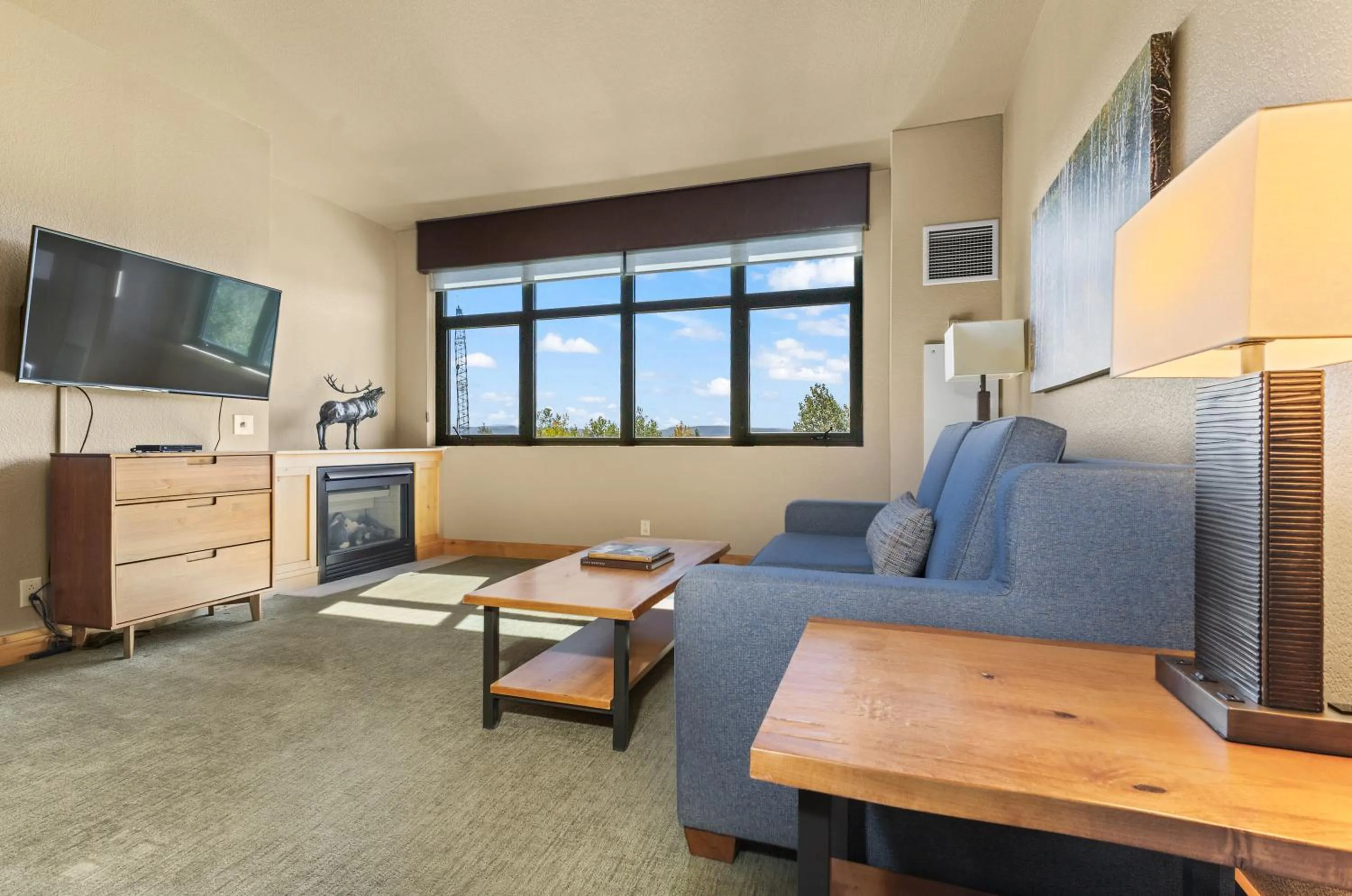 Living room in The Steamboat Grand