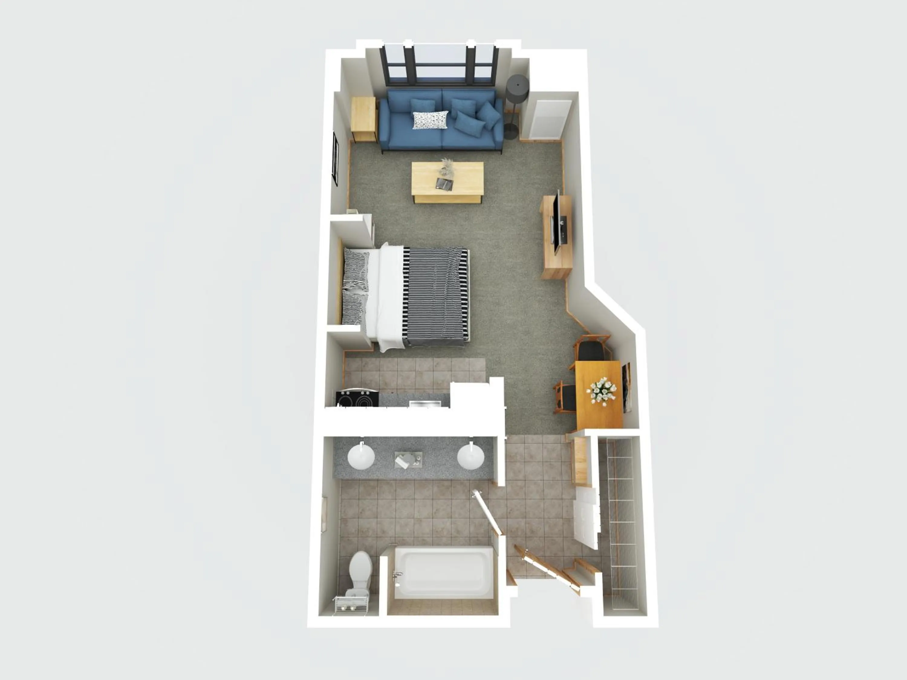 Floor plan in The Steamboat Grand