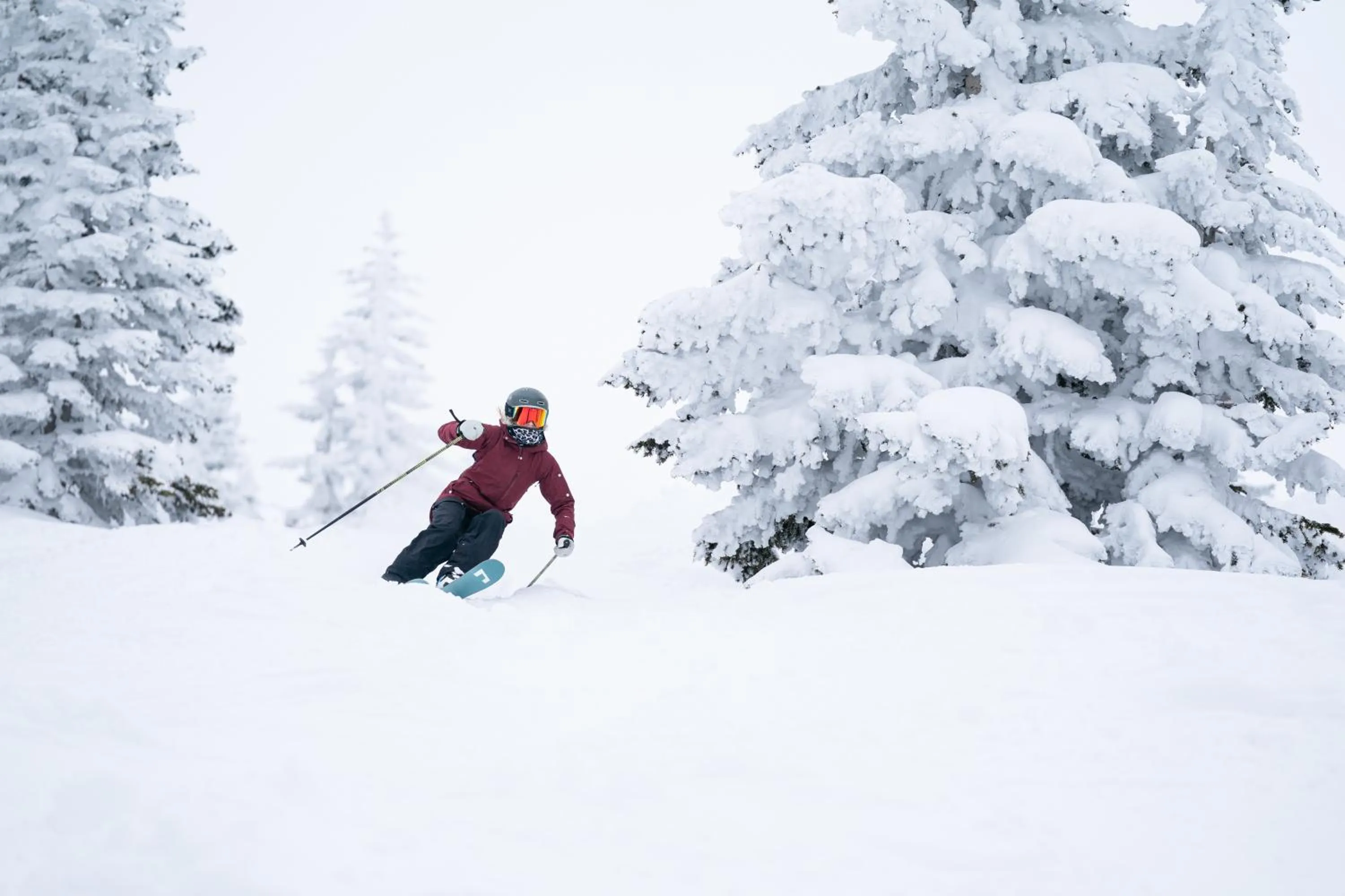 Skiing in The Steamboat Grand