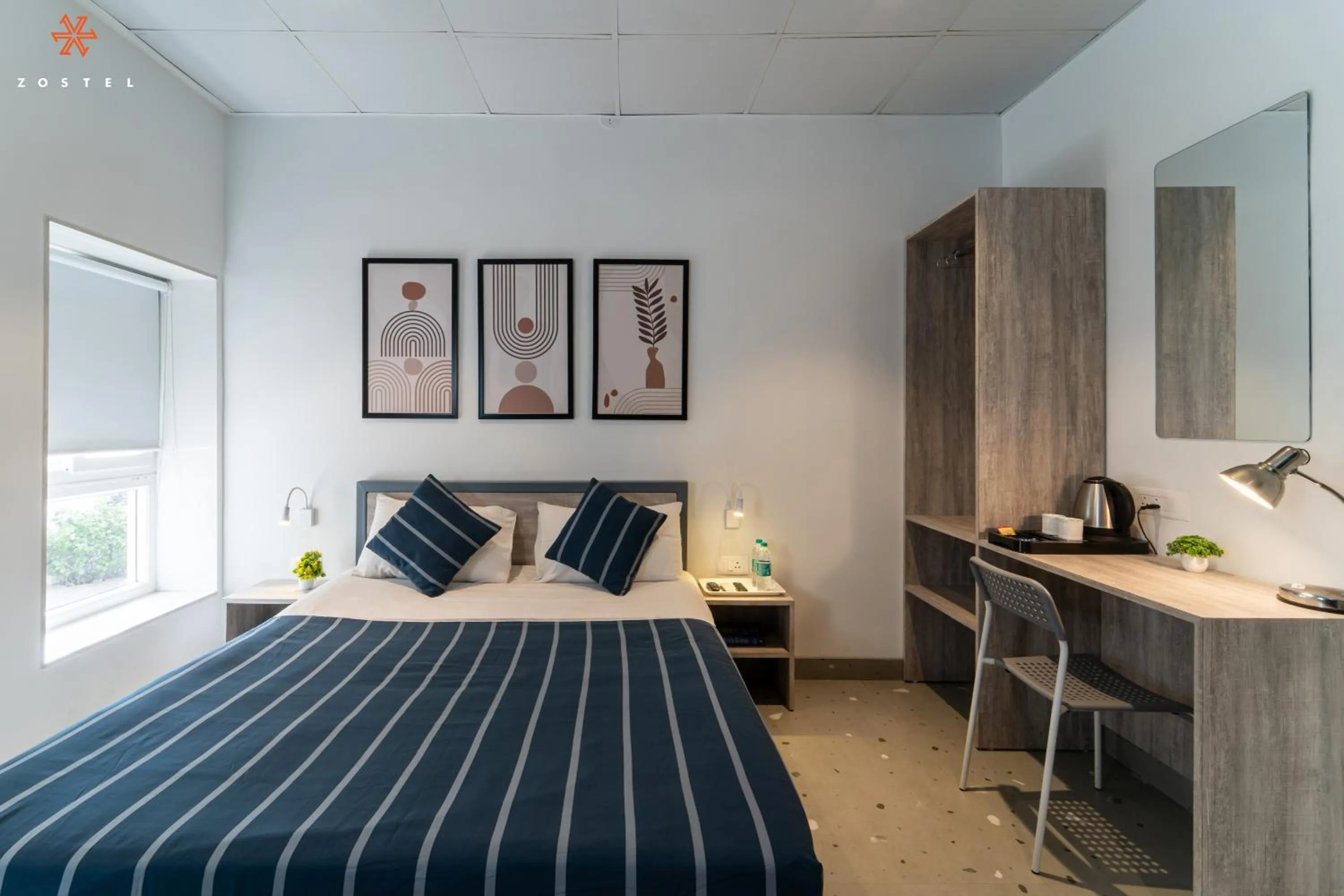 Bed in Zostel Chhatrapati Sambhajinagar, Formerly Aurangabad