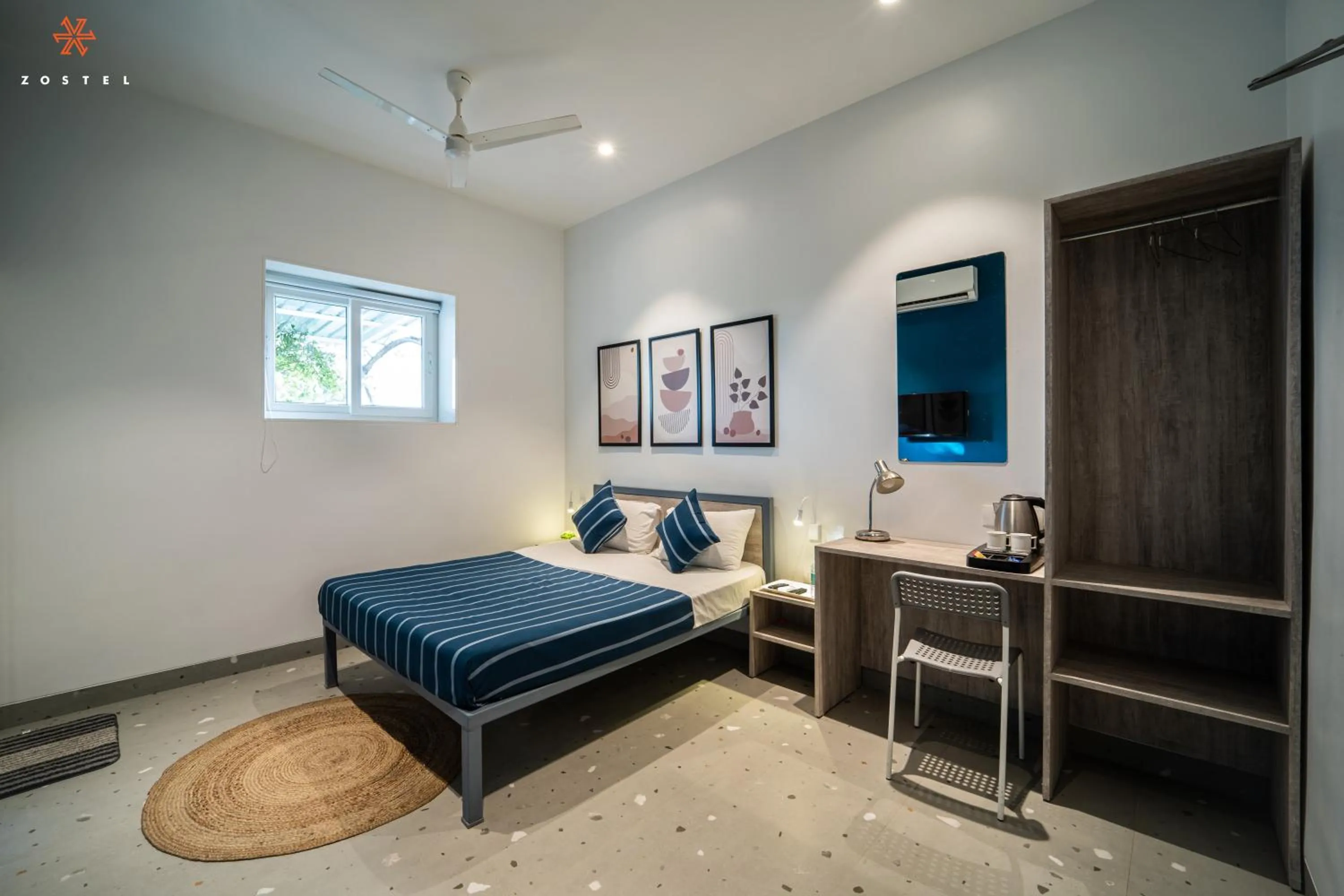 Bed in Zostel Chhatrapati Sambhajinagar, Formerly Aurangabad