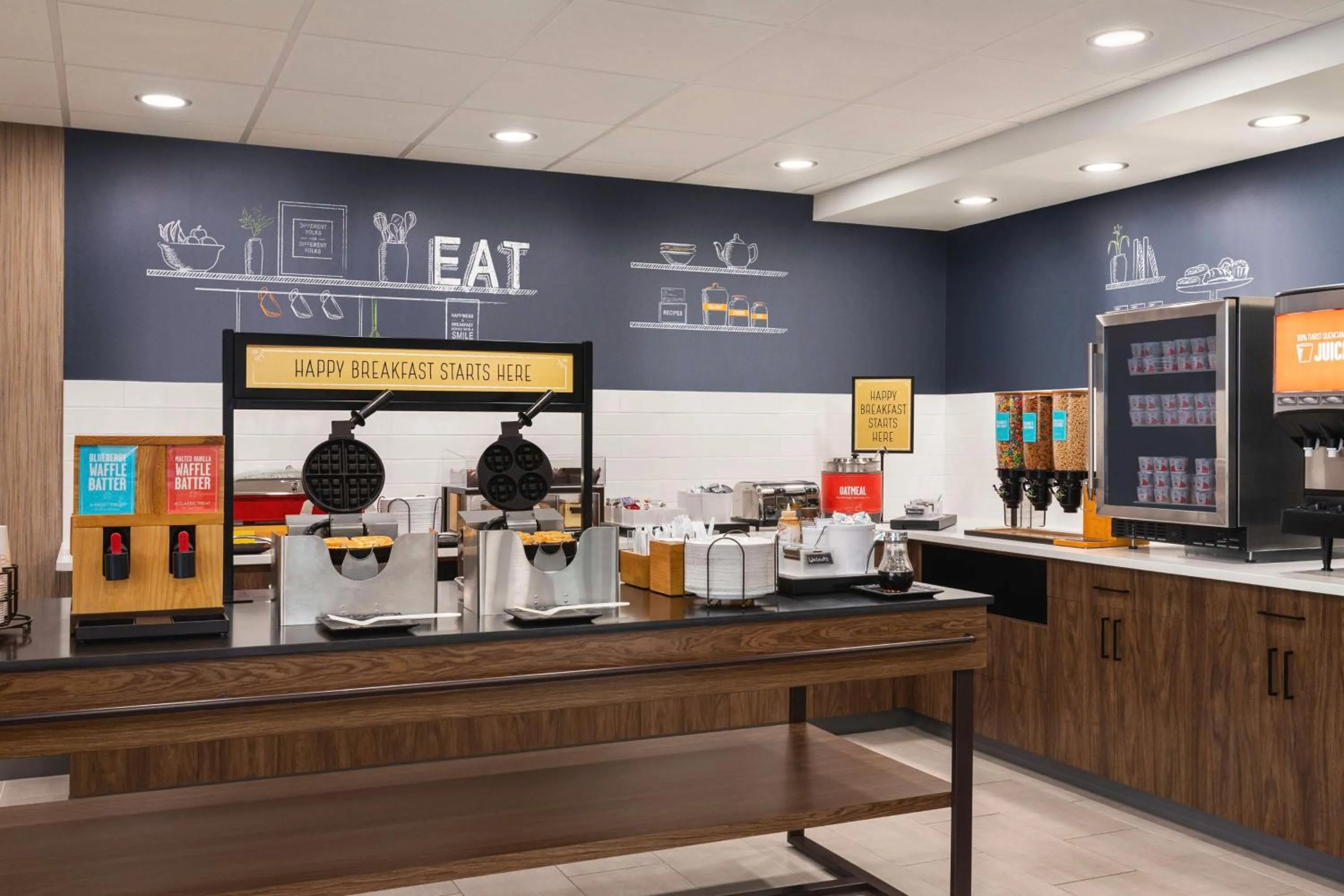 Breakfast in Hampton Inn Kansas City - Airport