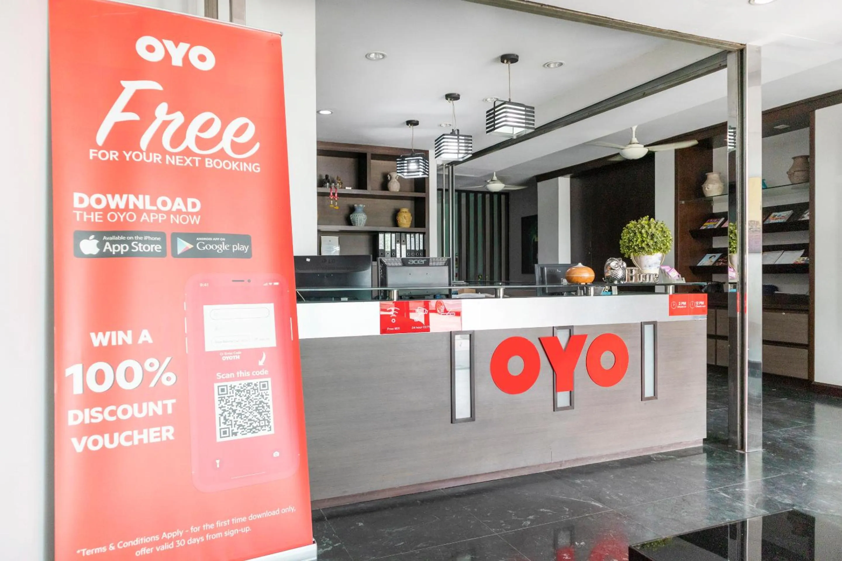 Lobby or reception in OYO 358 Rattana Residence Thalang