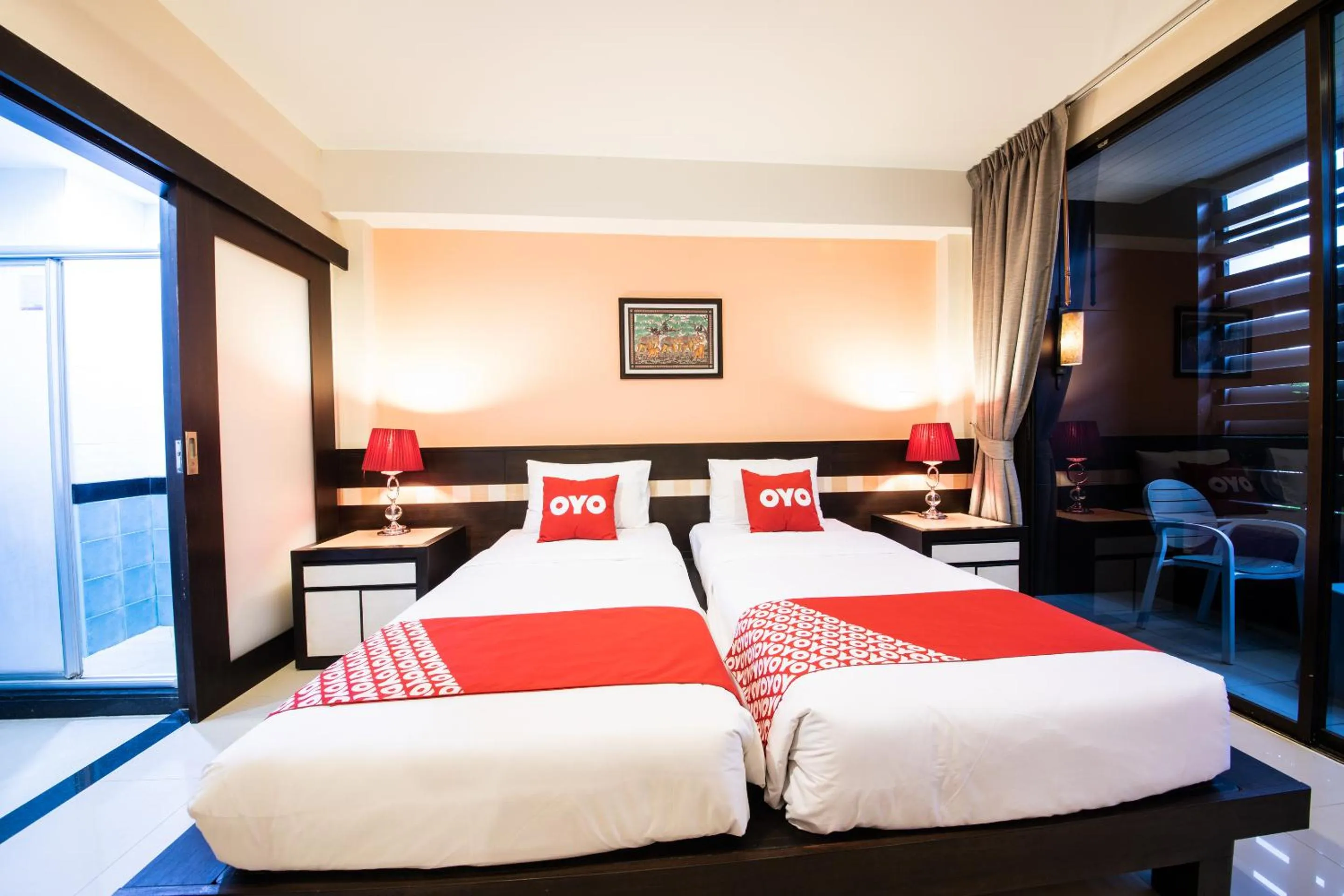 Bedroom in OYO 358 Rattana Residence Thalang