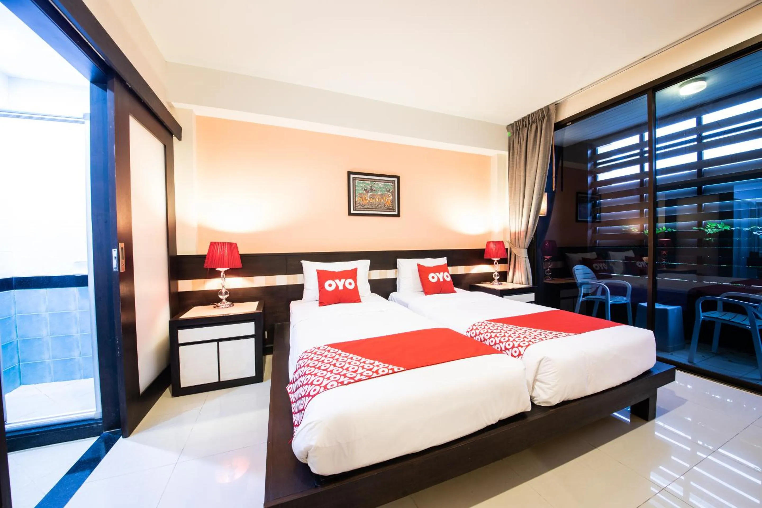 Bedroom in OYO 358 Rattana Residence Thalang