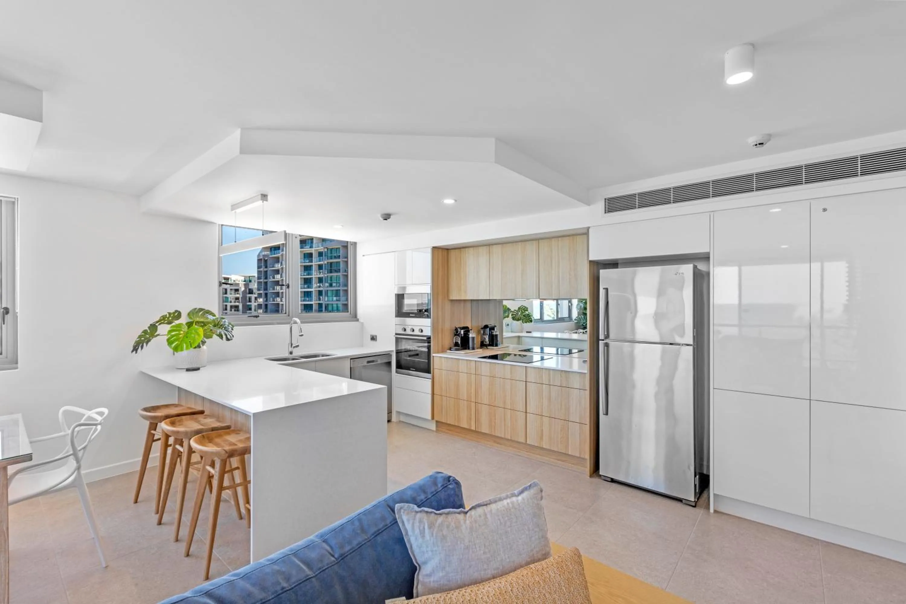 kitchen in Northwind Beachfront Apartments