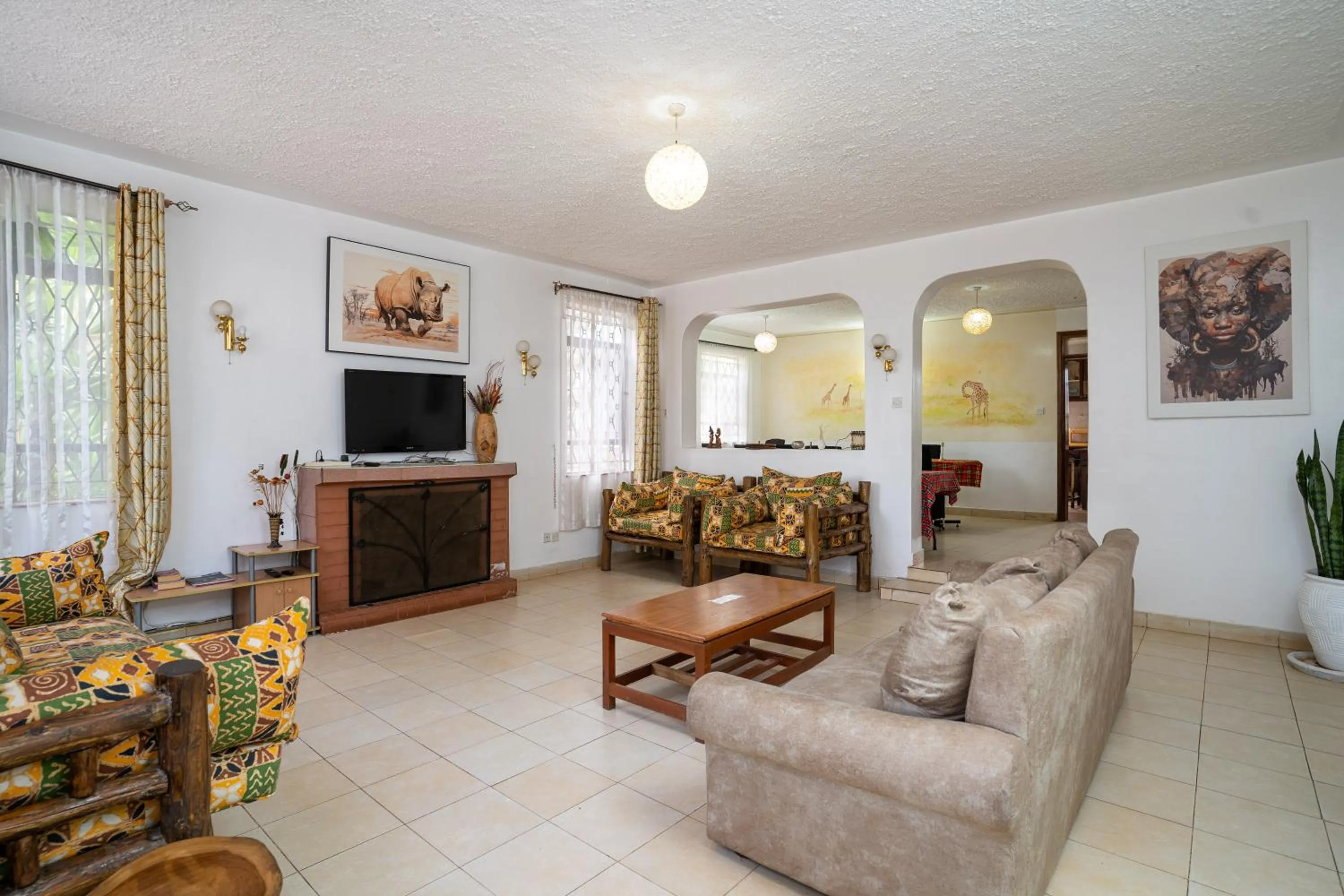 Seating area in Bonsai Villa