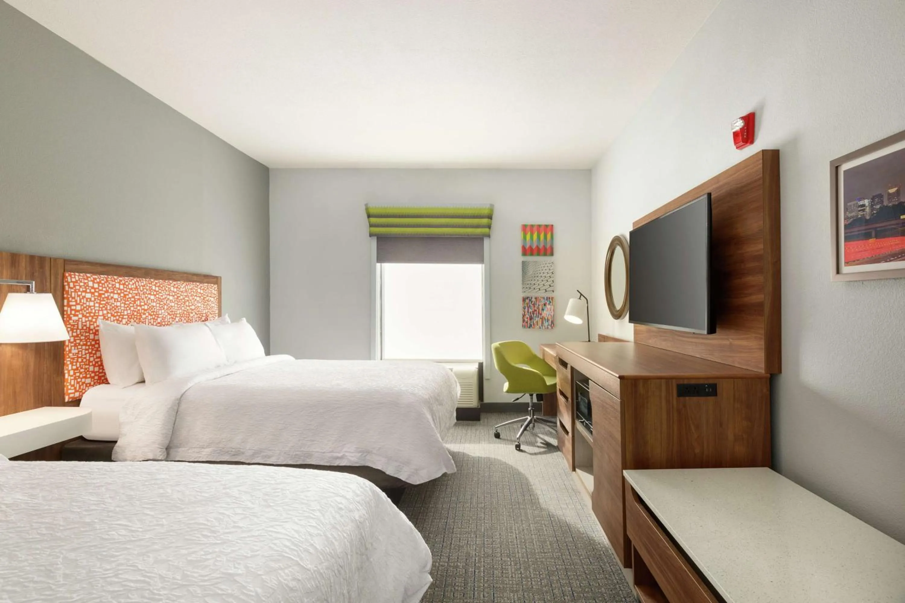 Bedroom, Bed in Hampton Inn & Suites Houston-Cypress Station