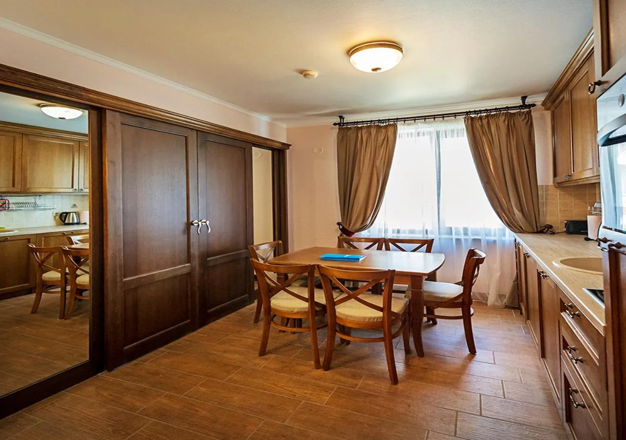 Kitchen or kitchenette in 7 Pools SPA Boutique Hotel