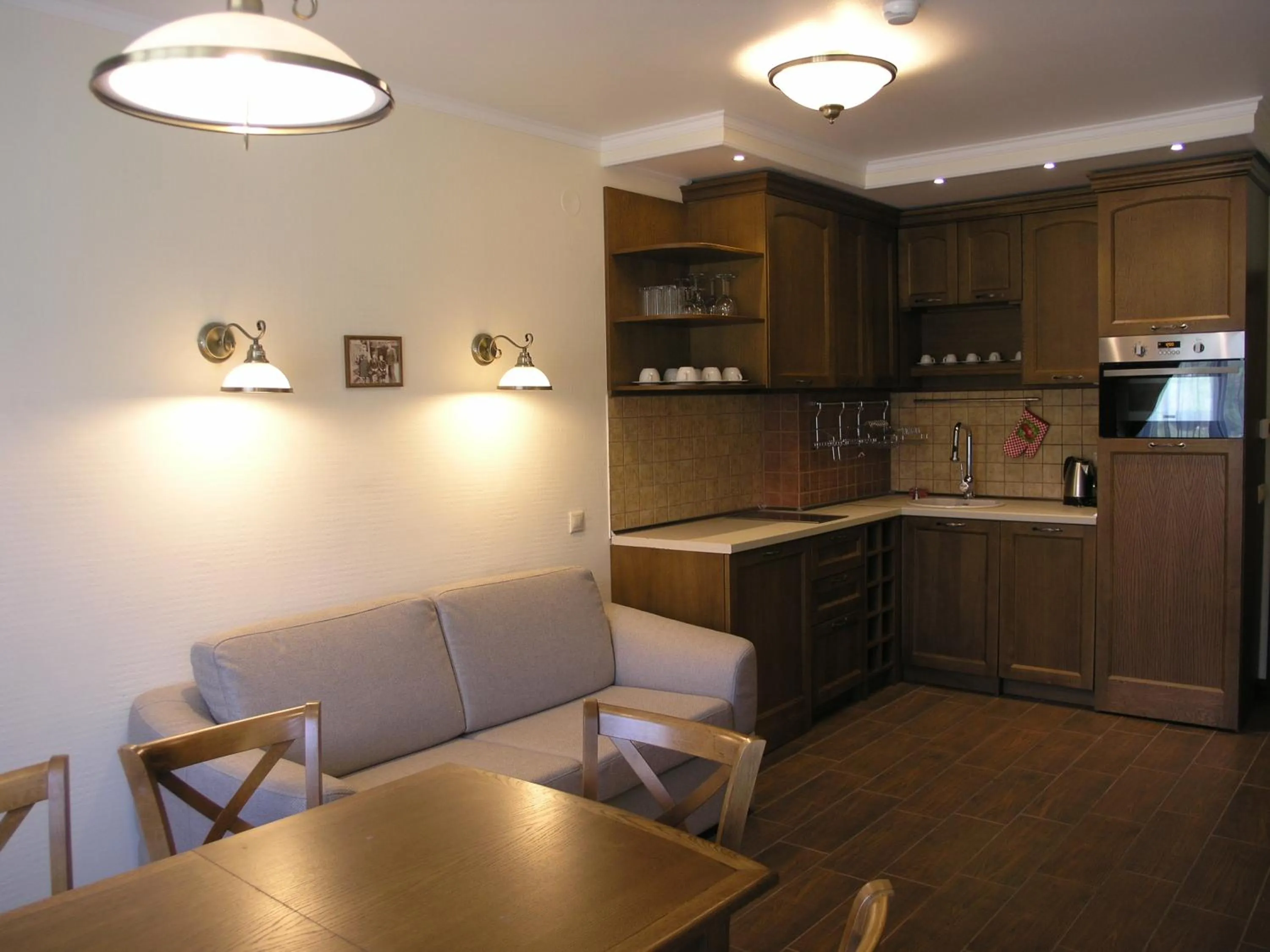 Kitchen or kitchenette in 7 Pools SPA Boutique Hotel