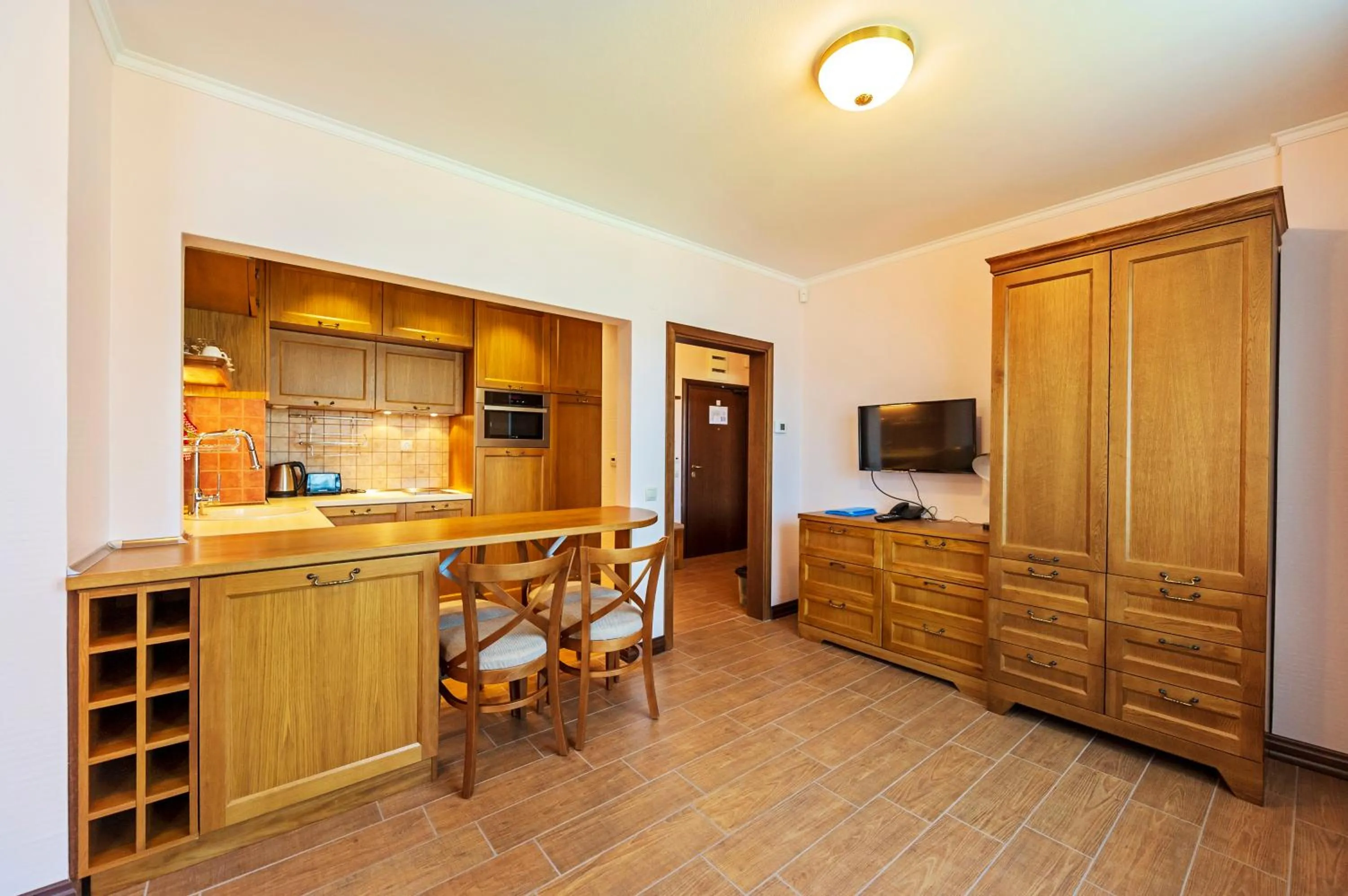 Kitchen or kitchenette in 7 Pools SPA Boutique Hotel