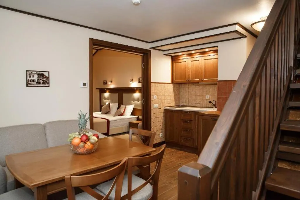 Kitchen or kitchenette in 7 Pools SPA Boutique Hotel