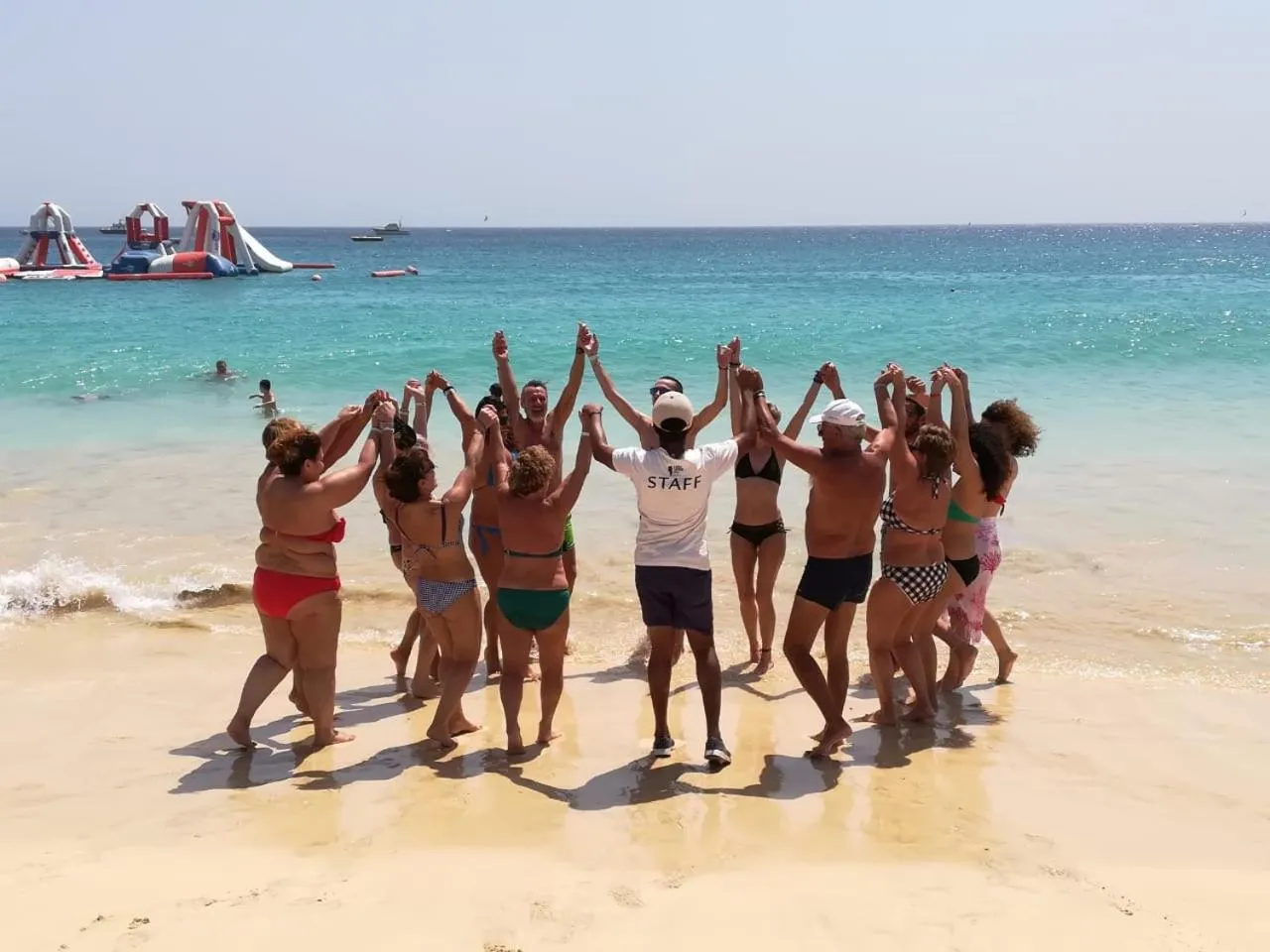 People in Halos Casa Resort