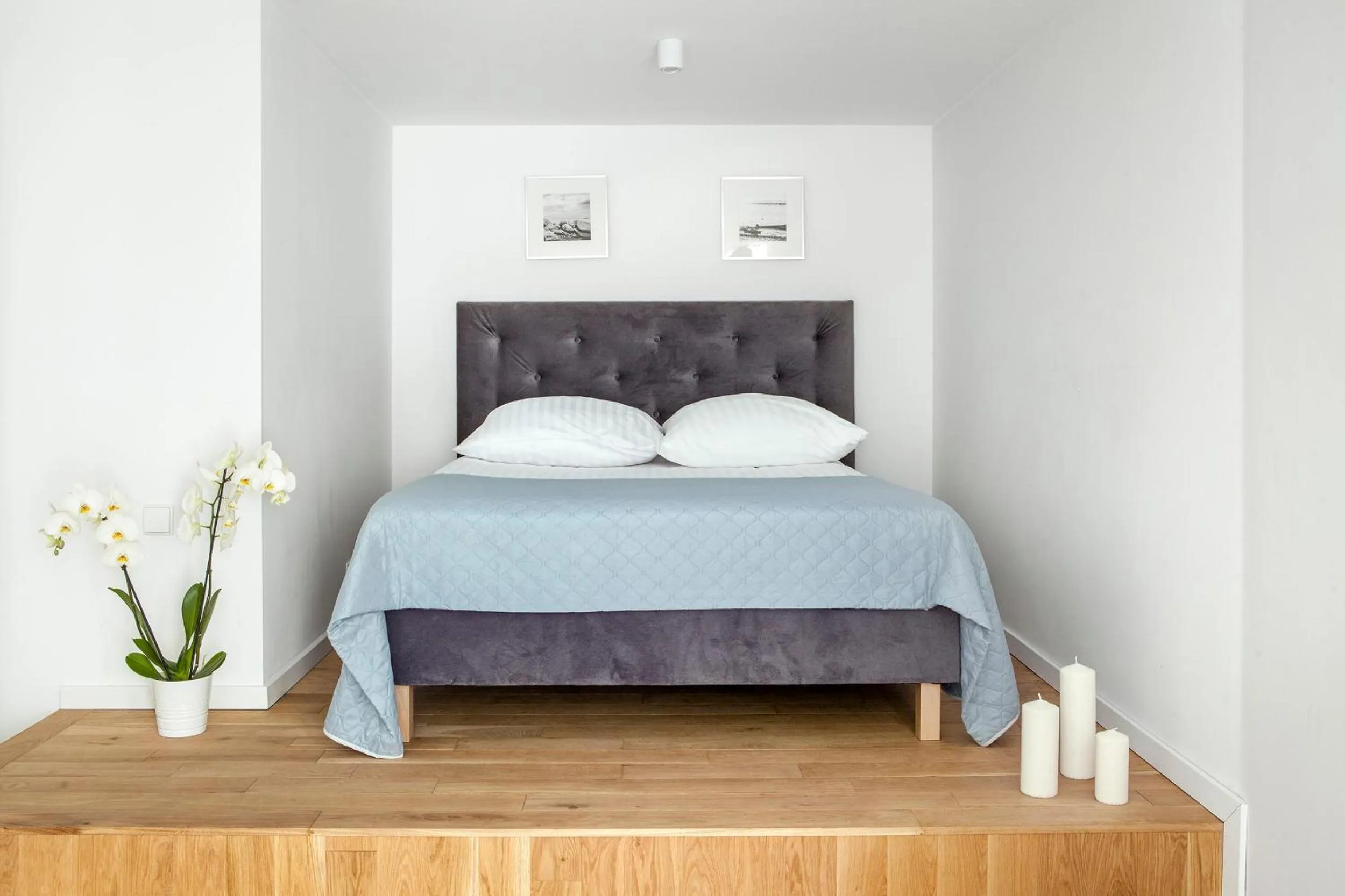 Bed in Sleepy3city Apartments Batorego 9 II