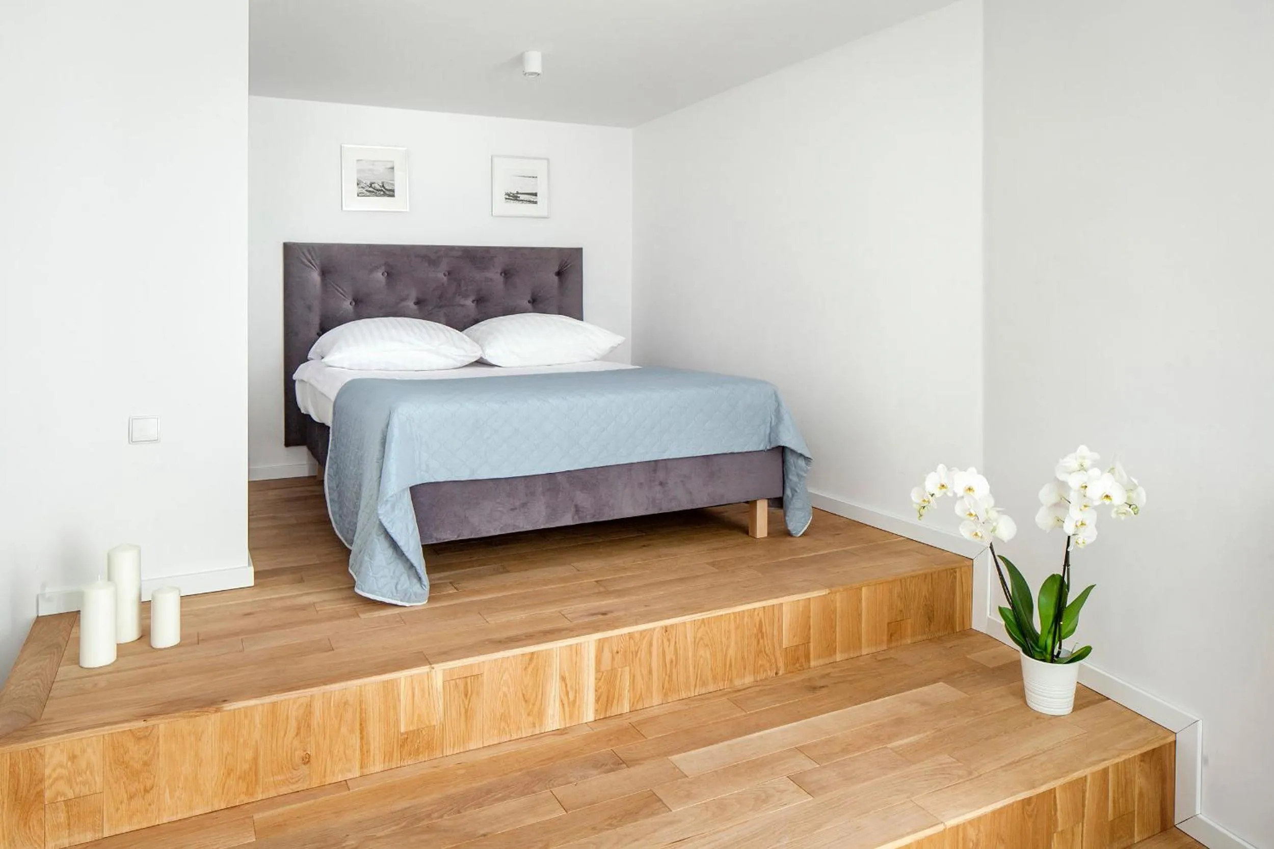 Bed in Sleepy3city Apartments Batorego 9 II