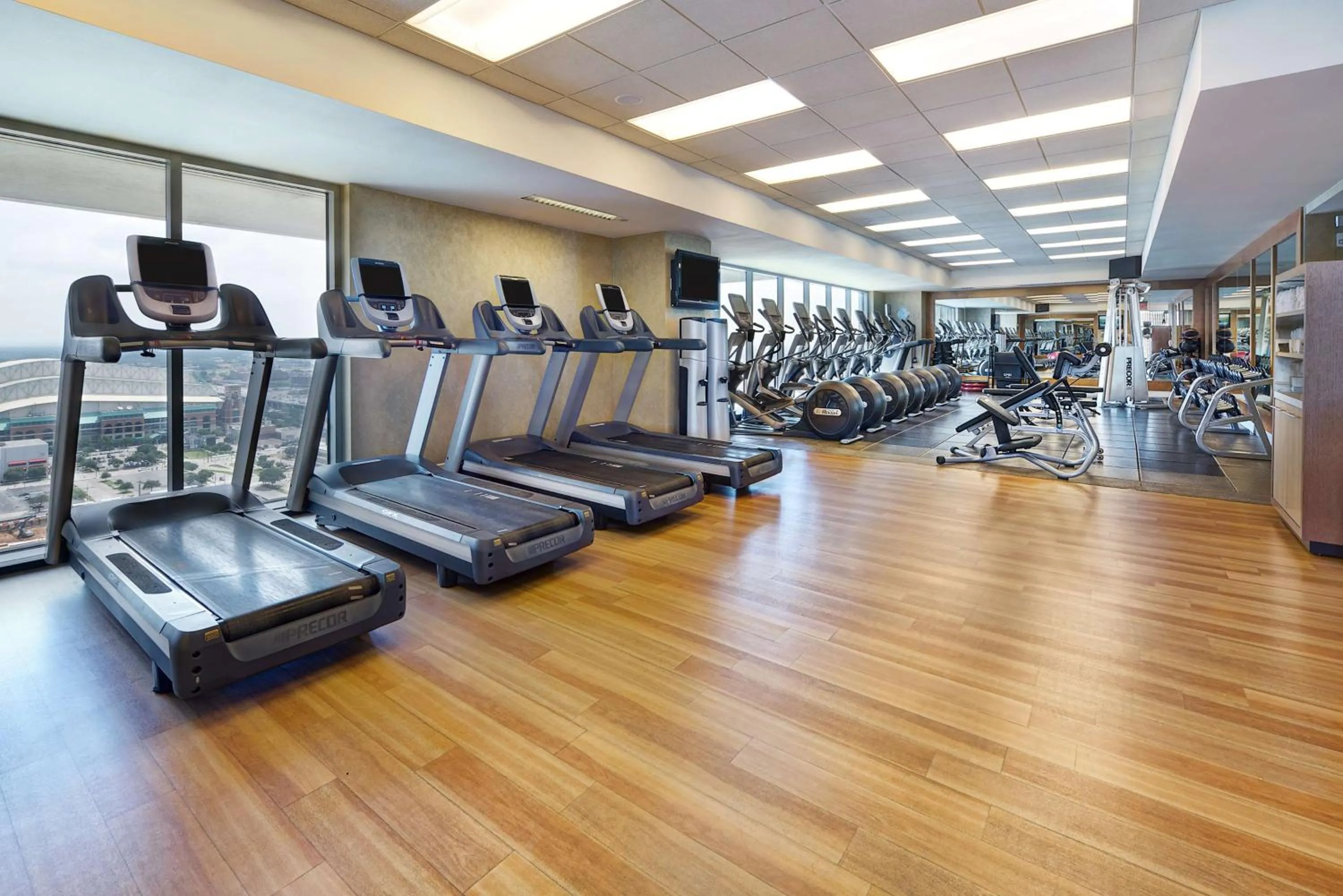 Fitness centre/facilities in Hilton Americas - Houston