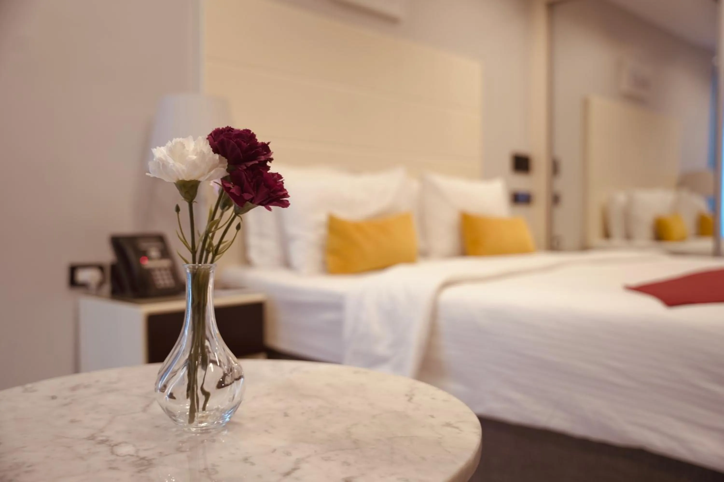 Bed in Petra Boutique Hotel