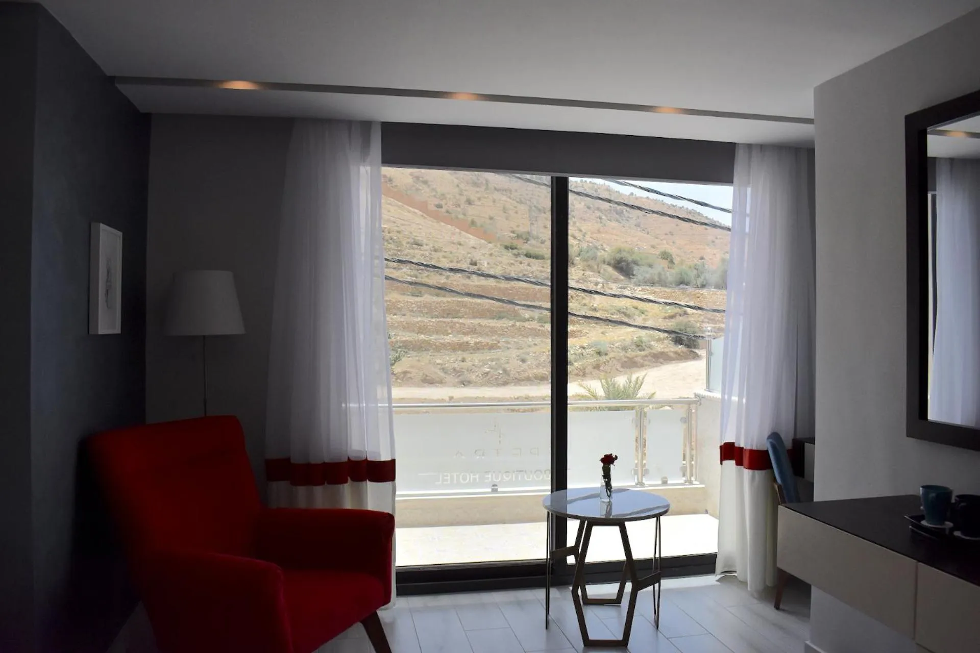 Seating area in Petra Boutique Hotel