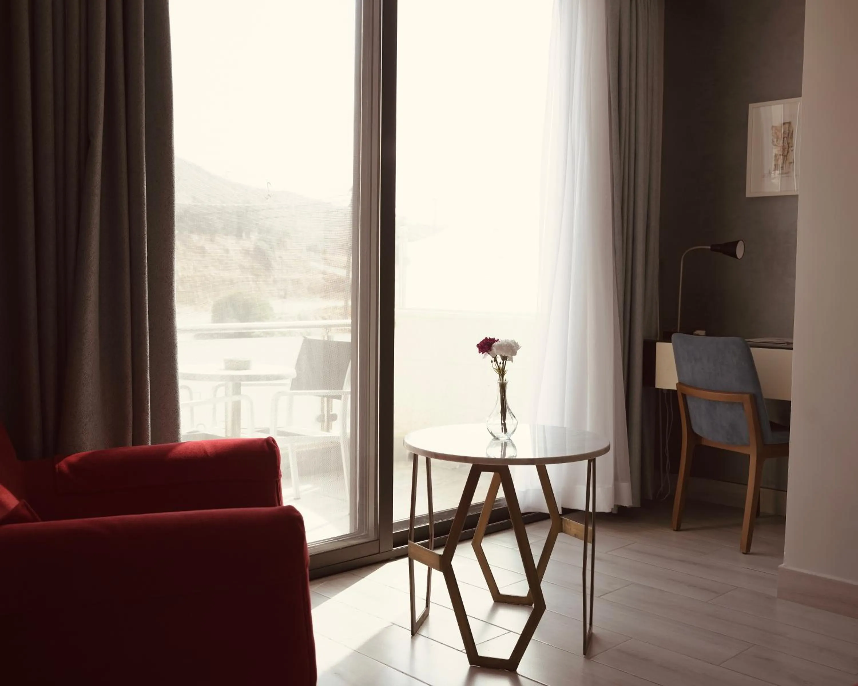 Living room in Petra Boutique Hotel