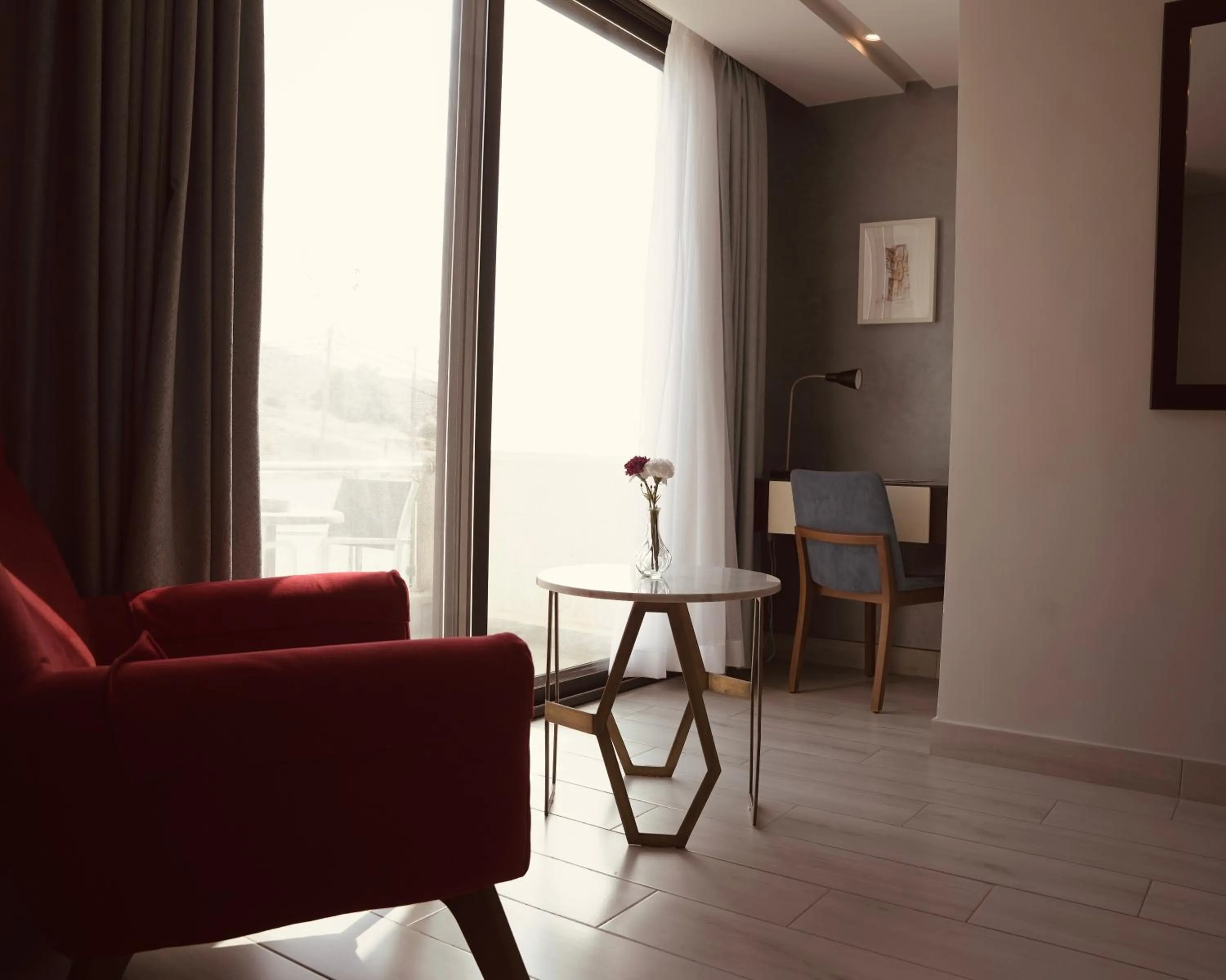 Living room in Petra Boutique Hotel