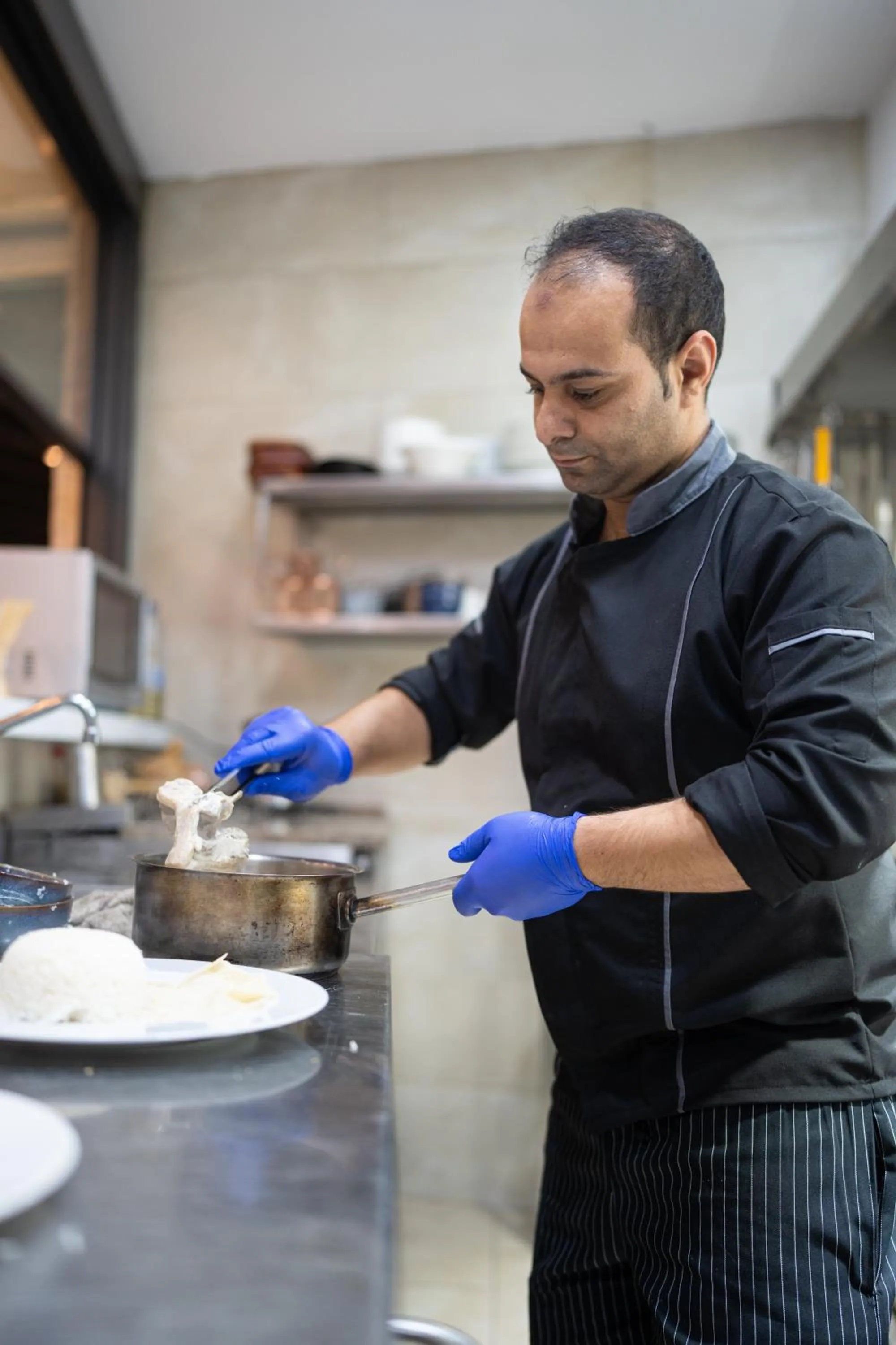 Kitchen or kitchenette in Petra Boutique Hotel