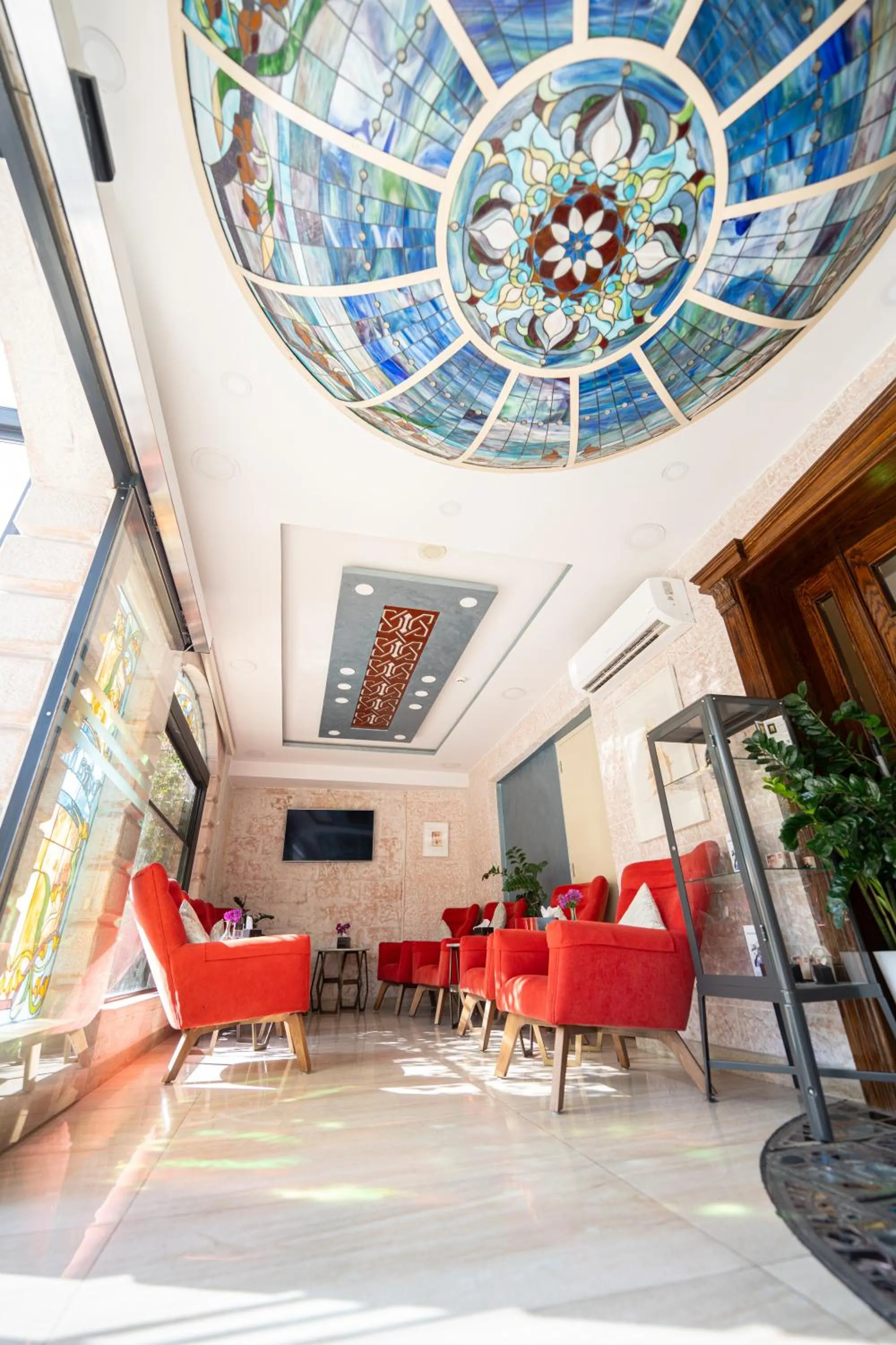 Seating area in Petra Boutique Hotel