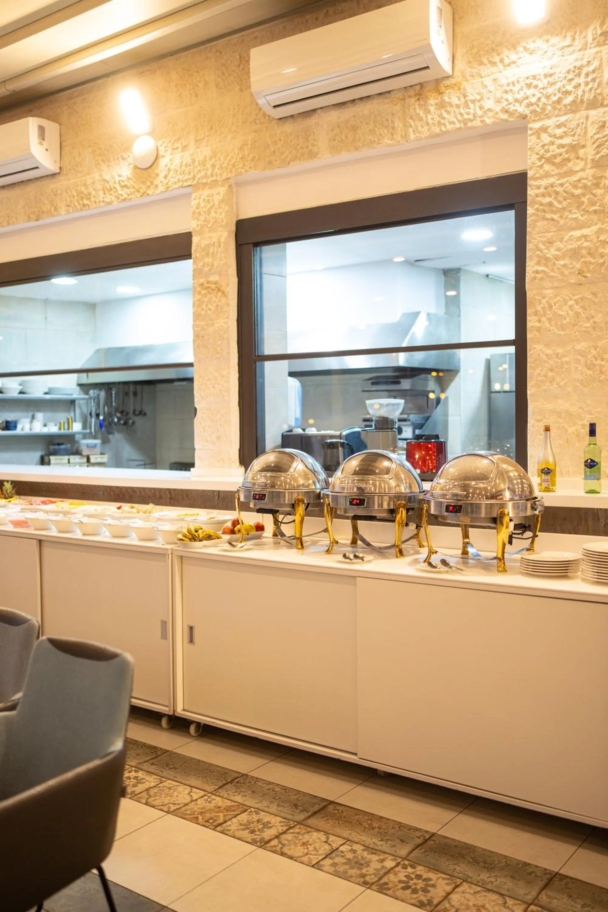 Kitchen or kitchenette in Petra Boutique Hotel