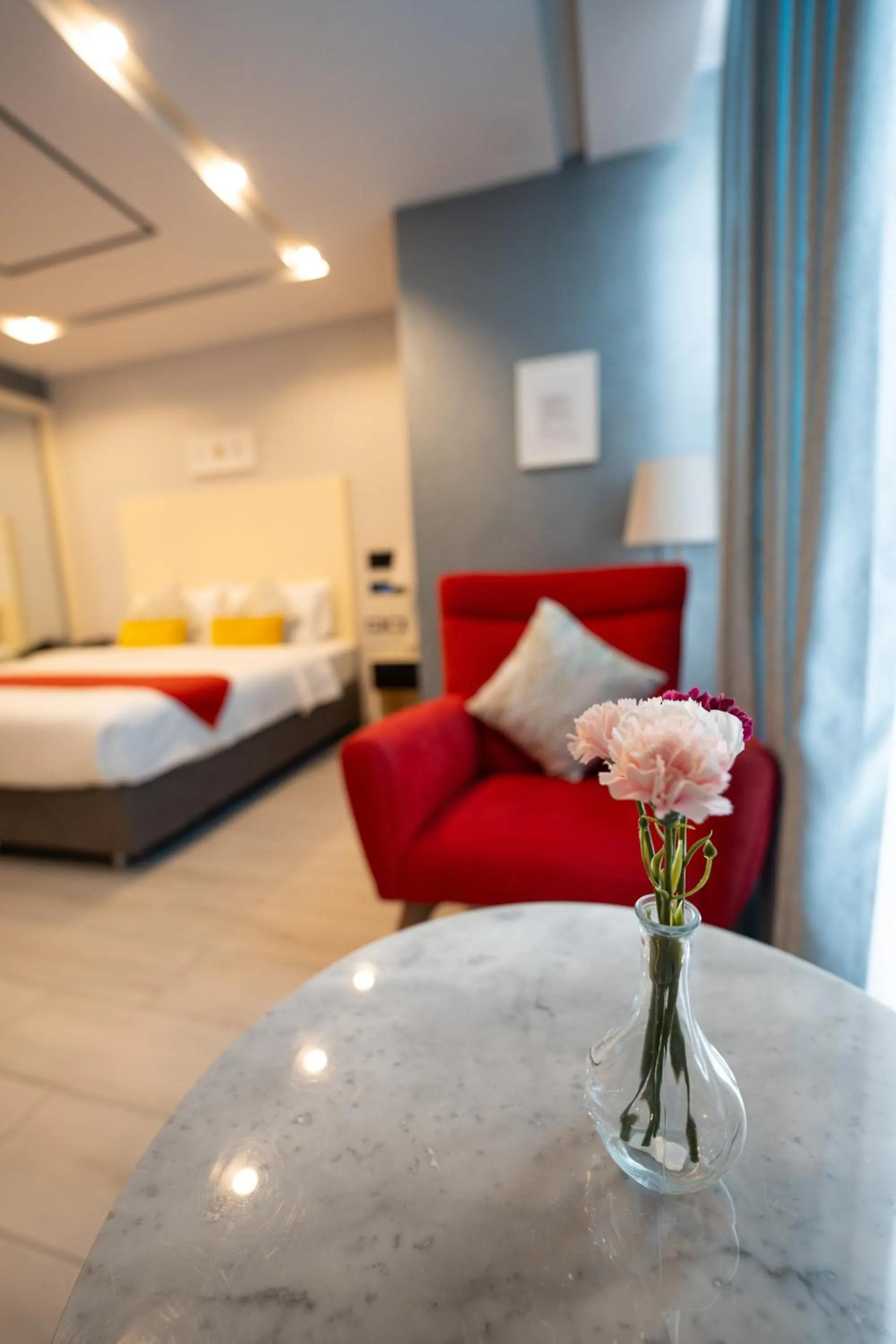 Bed in Petra Boutique Hotel