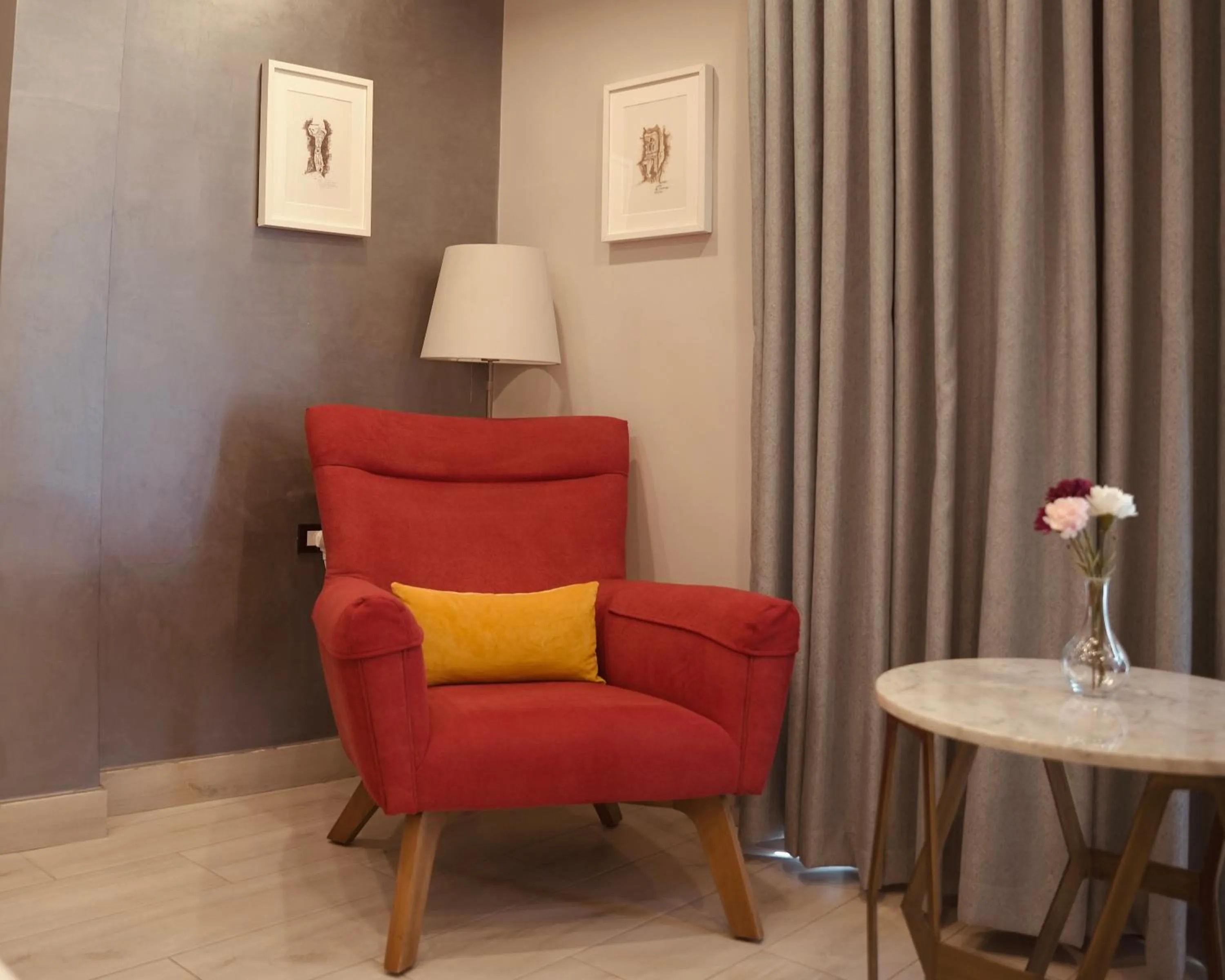 Living room in Petra Boutique Hotel