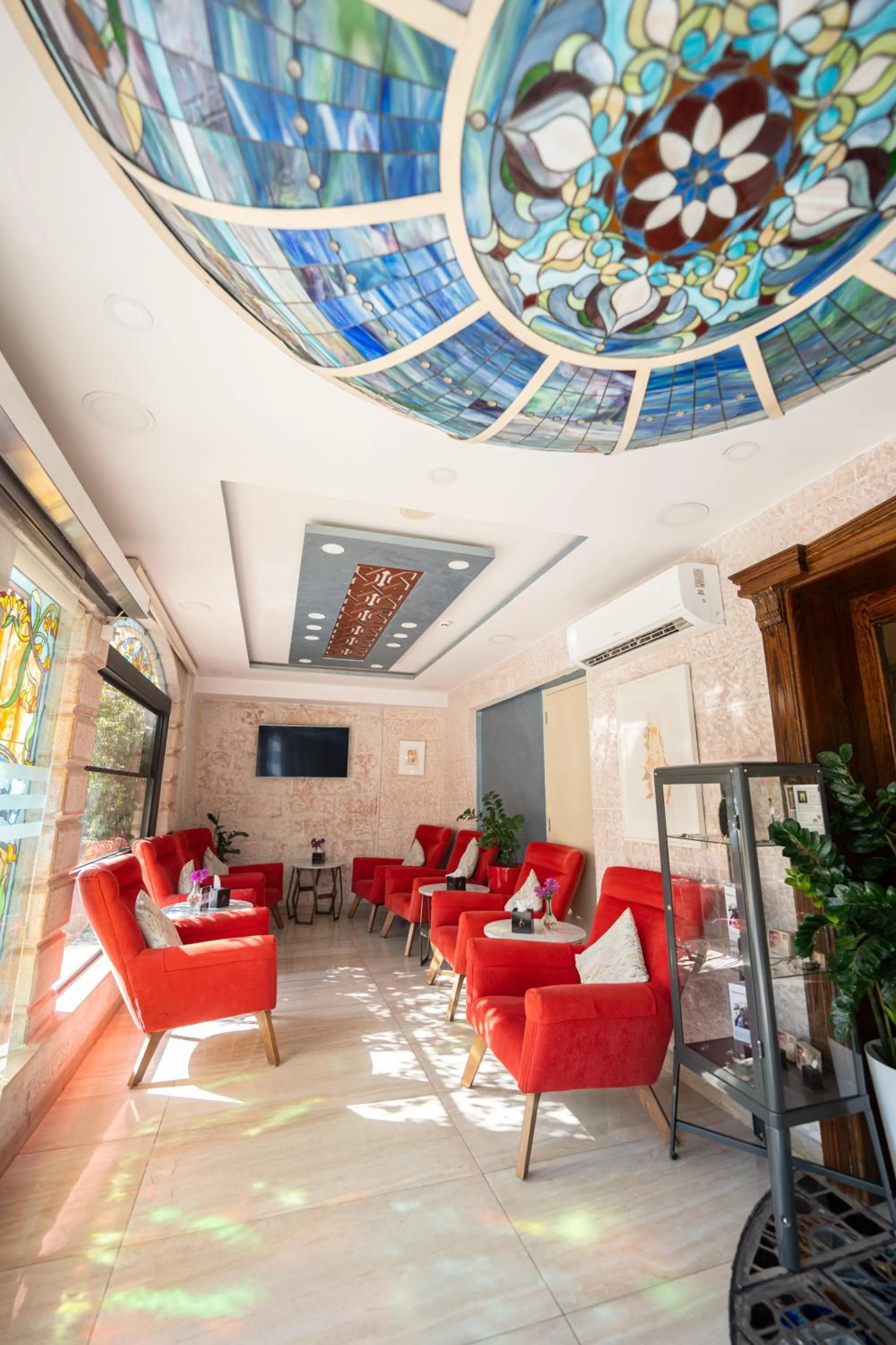 Seating area in Petra Boutique Hotel