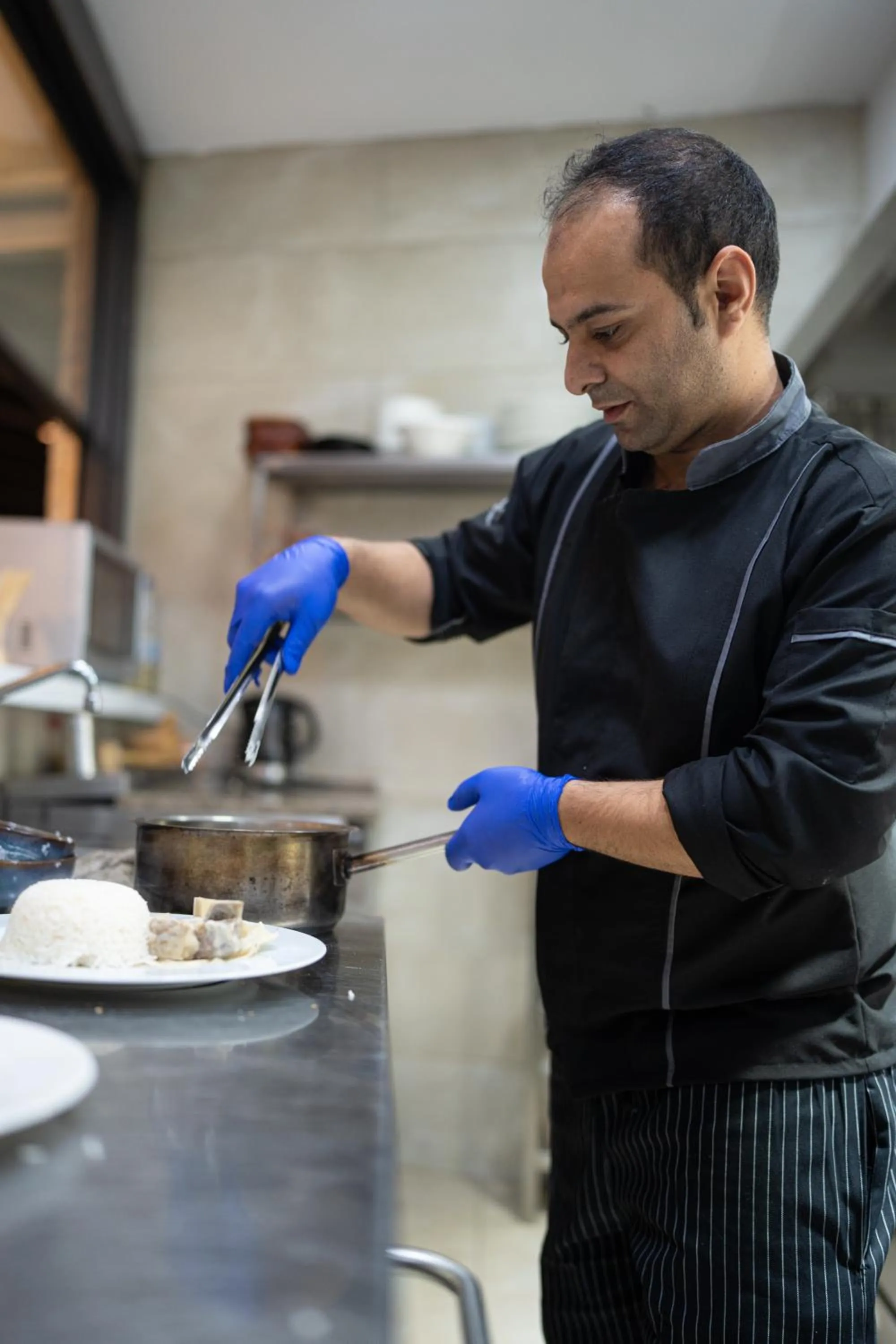 Kitchen or kitchenette in Petra Boutique Hotel