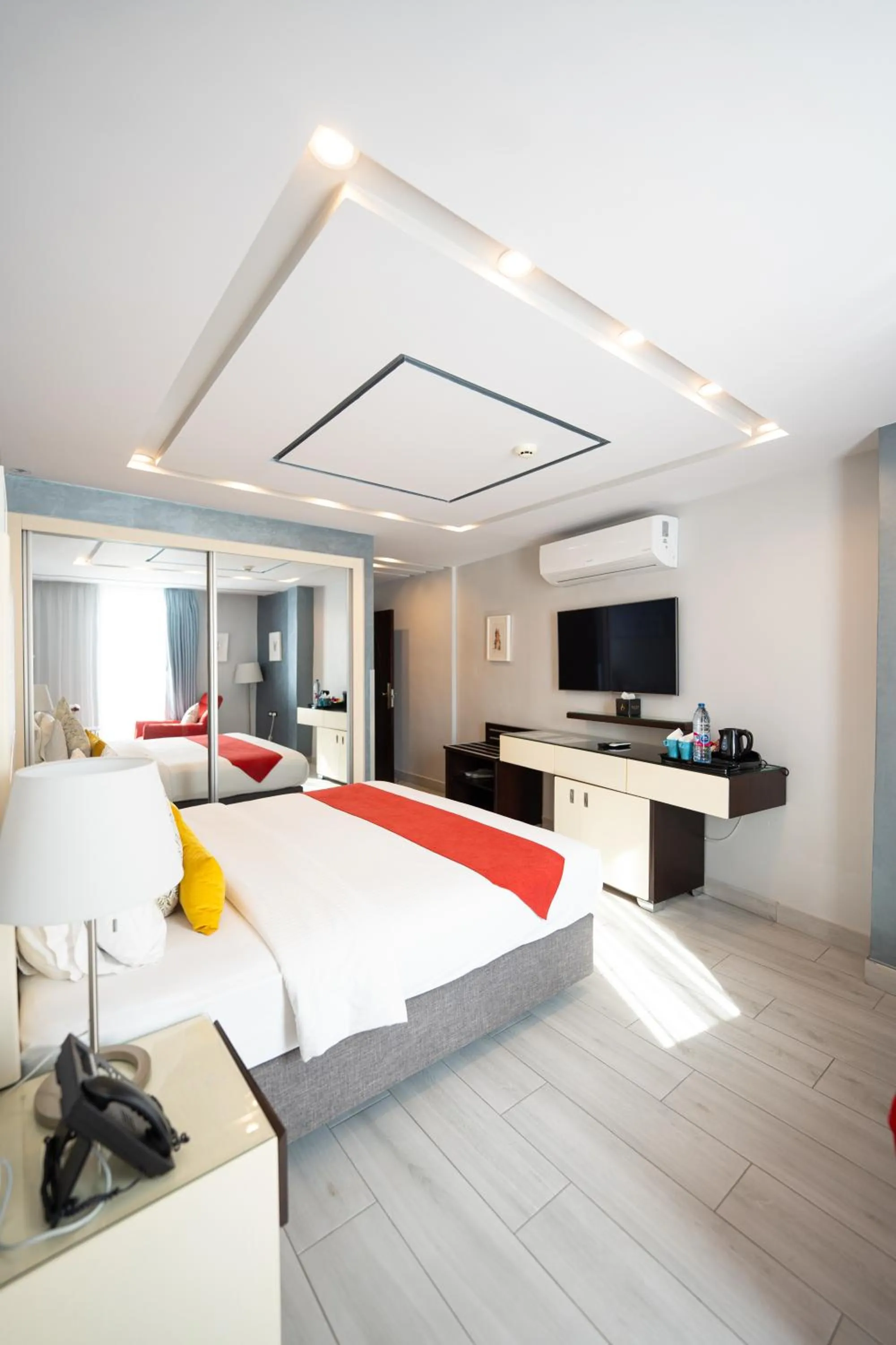 Bed in Petra Boutique Hotel