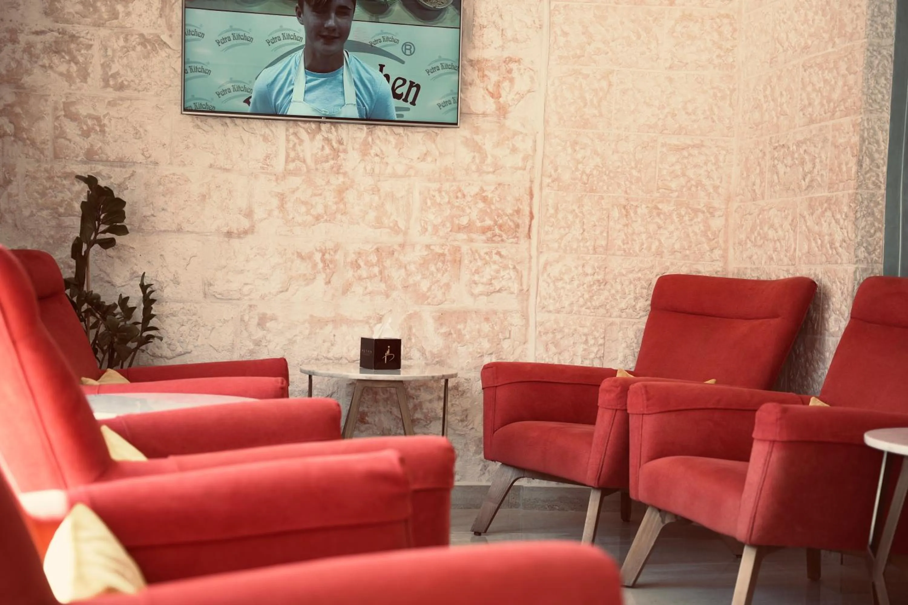 Seating area in Petra Boutique Hotel