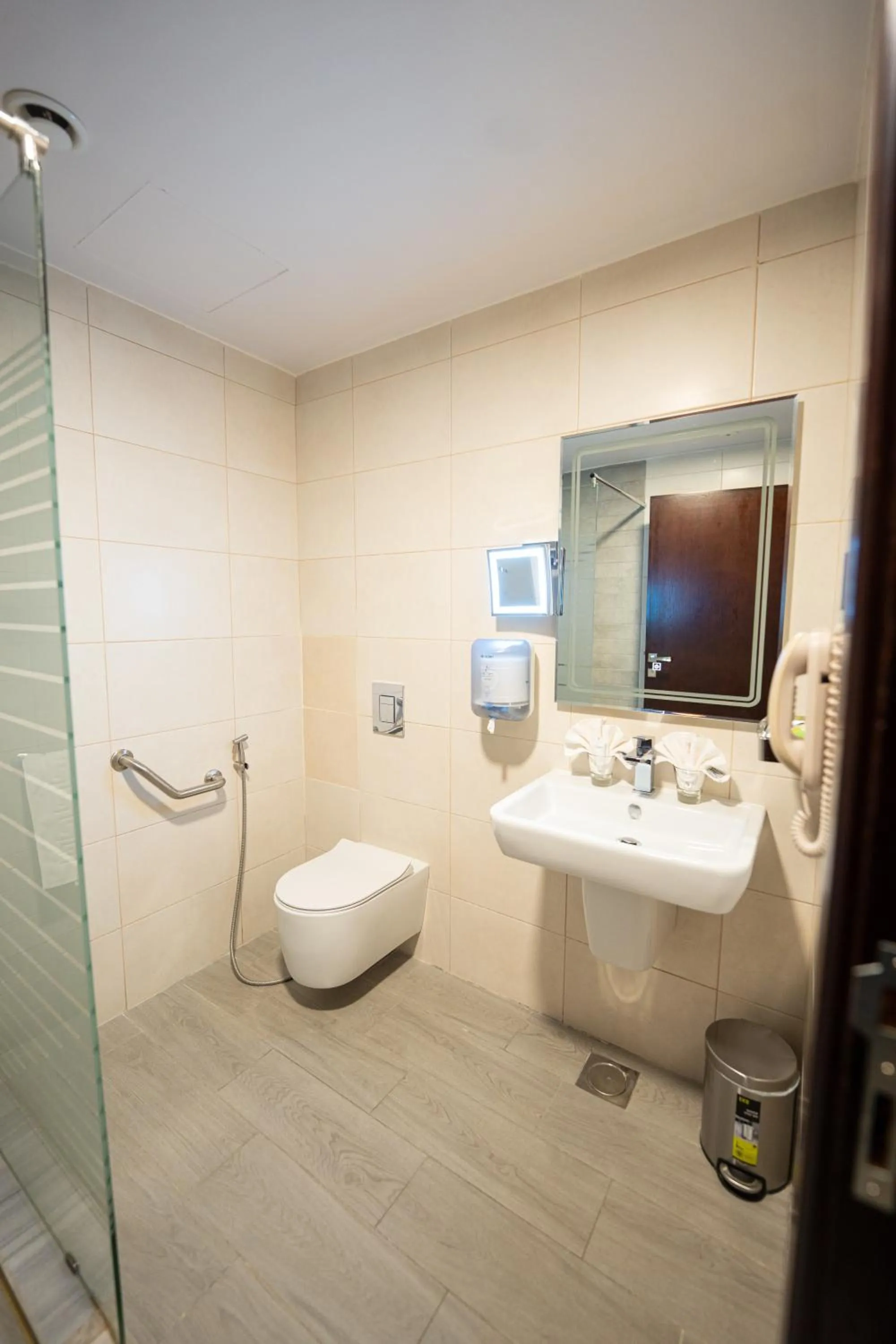 Shower in Petra Boutique Hotel