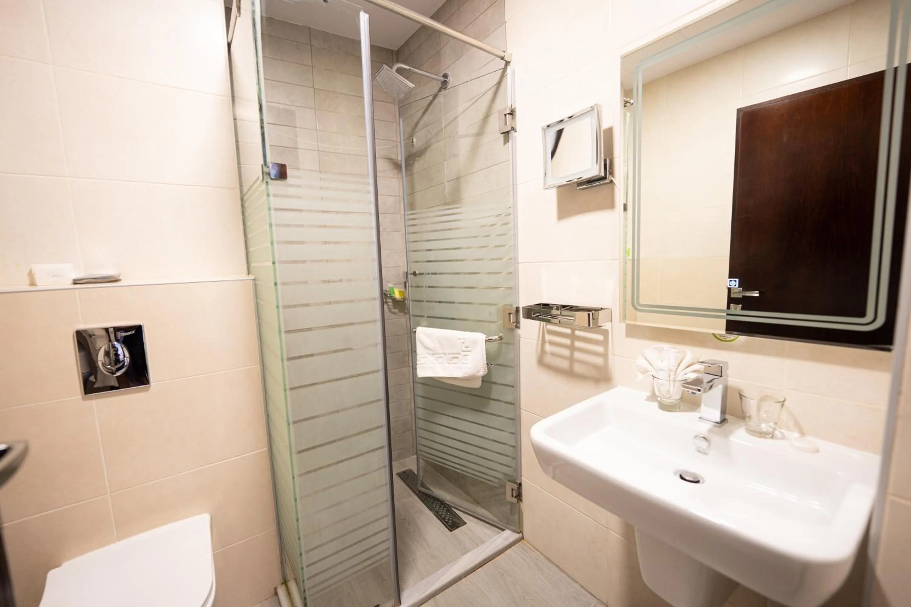 Shower in Petra Boutique Hotel