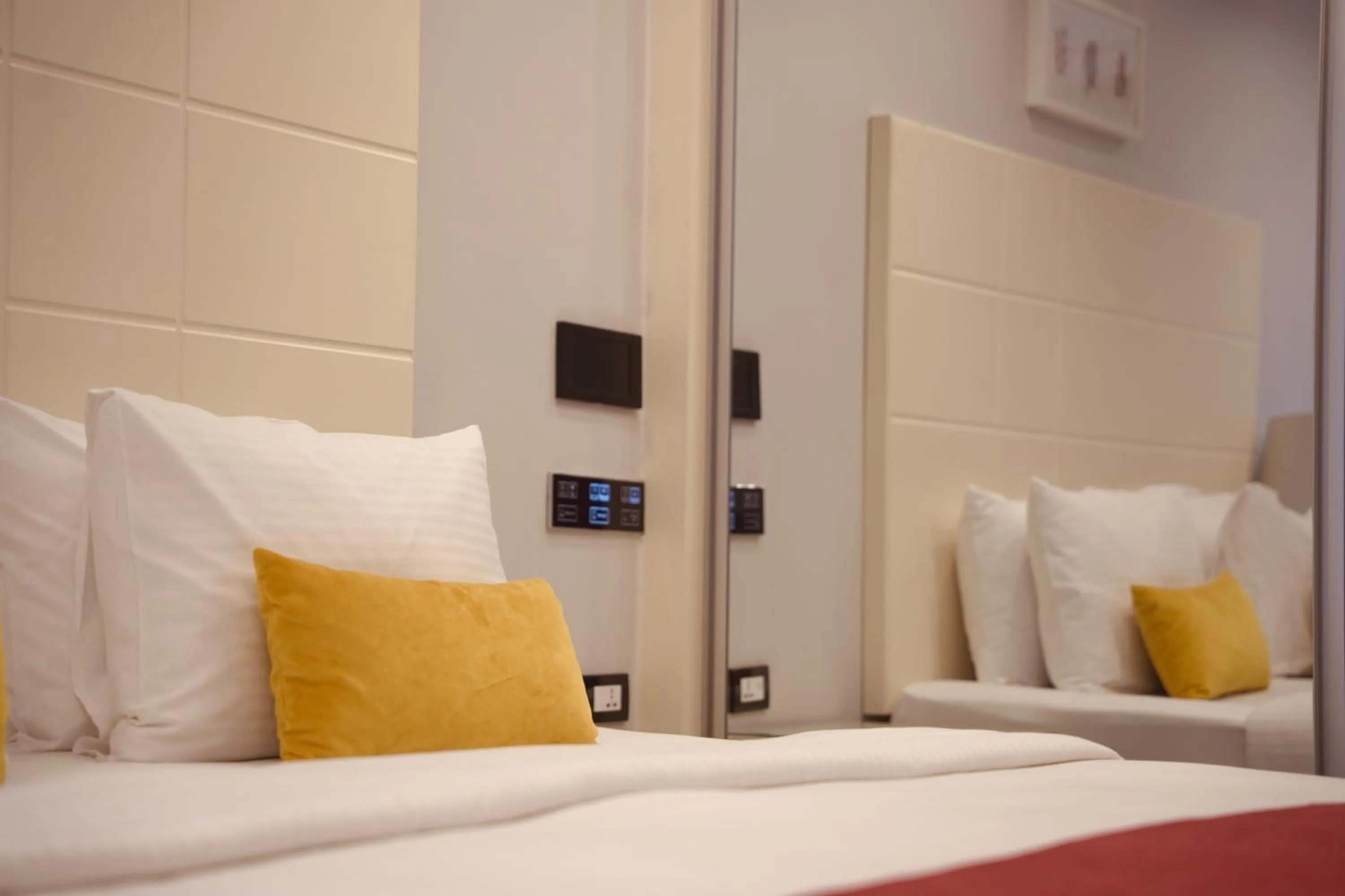 Bed in Petra Boutique Hotel