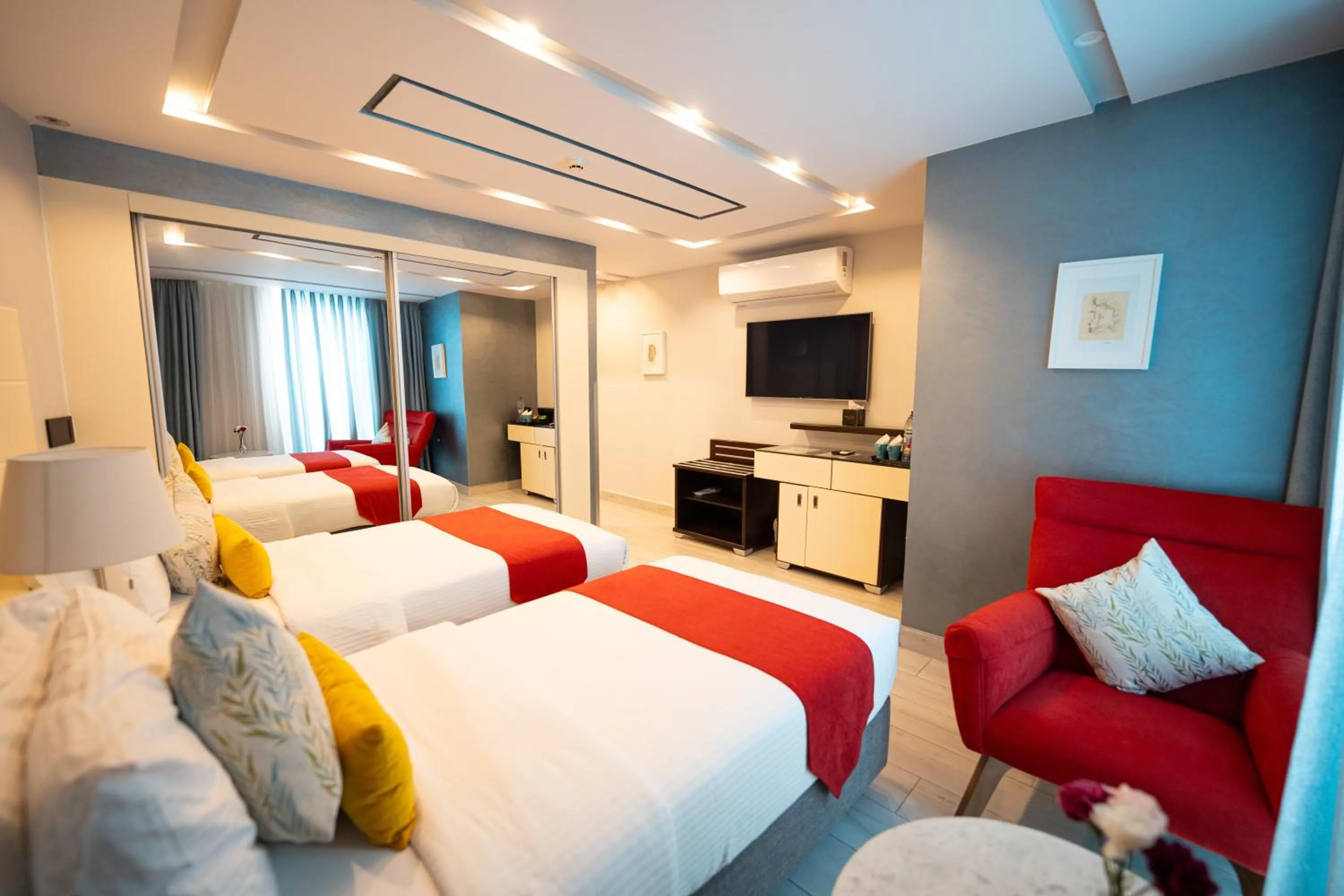 Photo of the whole room, Bed in Petra Boutique Hotel