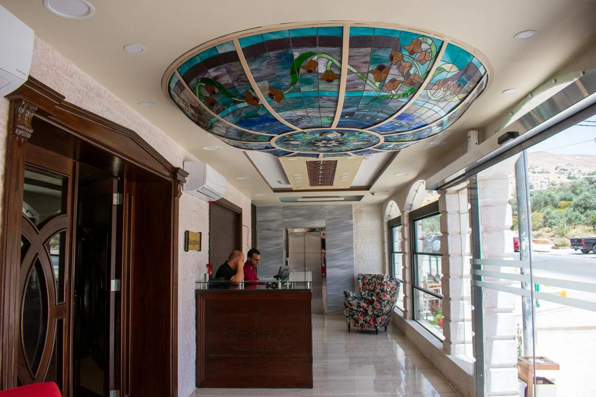 Lobby or reception in Petra Boutique Hotel