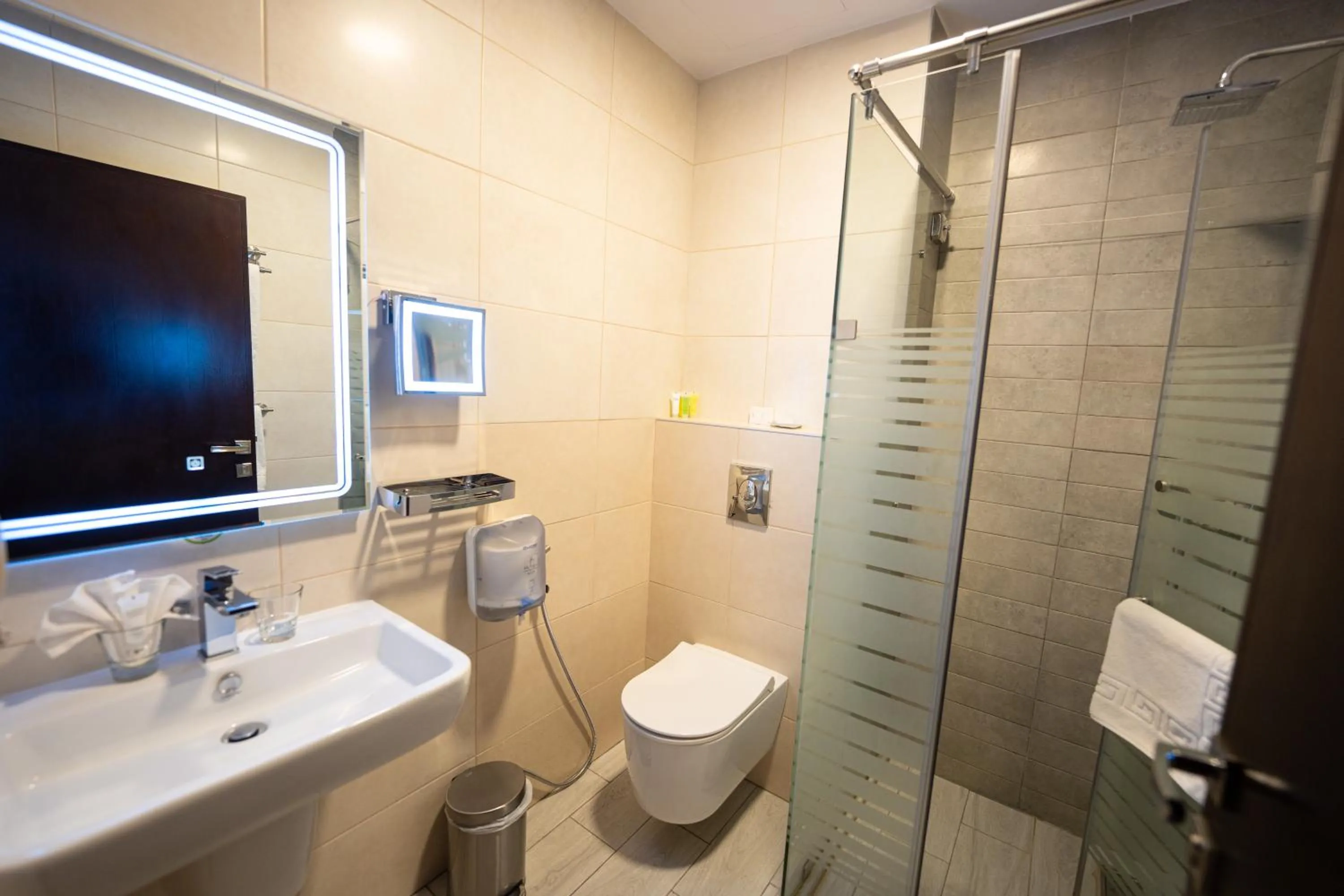 Shower in Petra Boutique Hotel