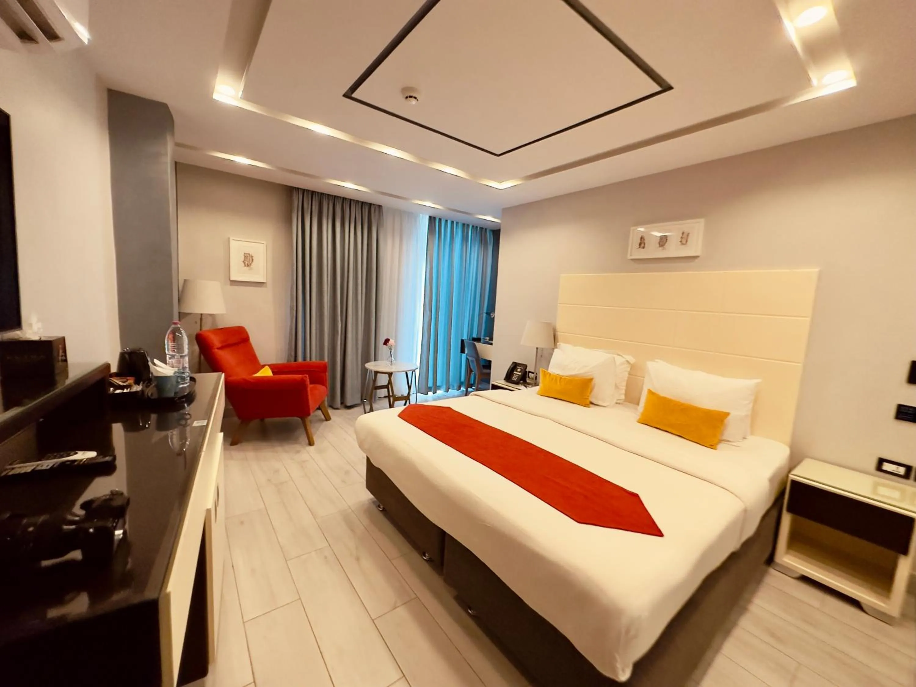 Photo of the whole room, Bed in Petra Boutique Hotel