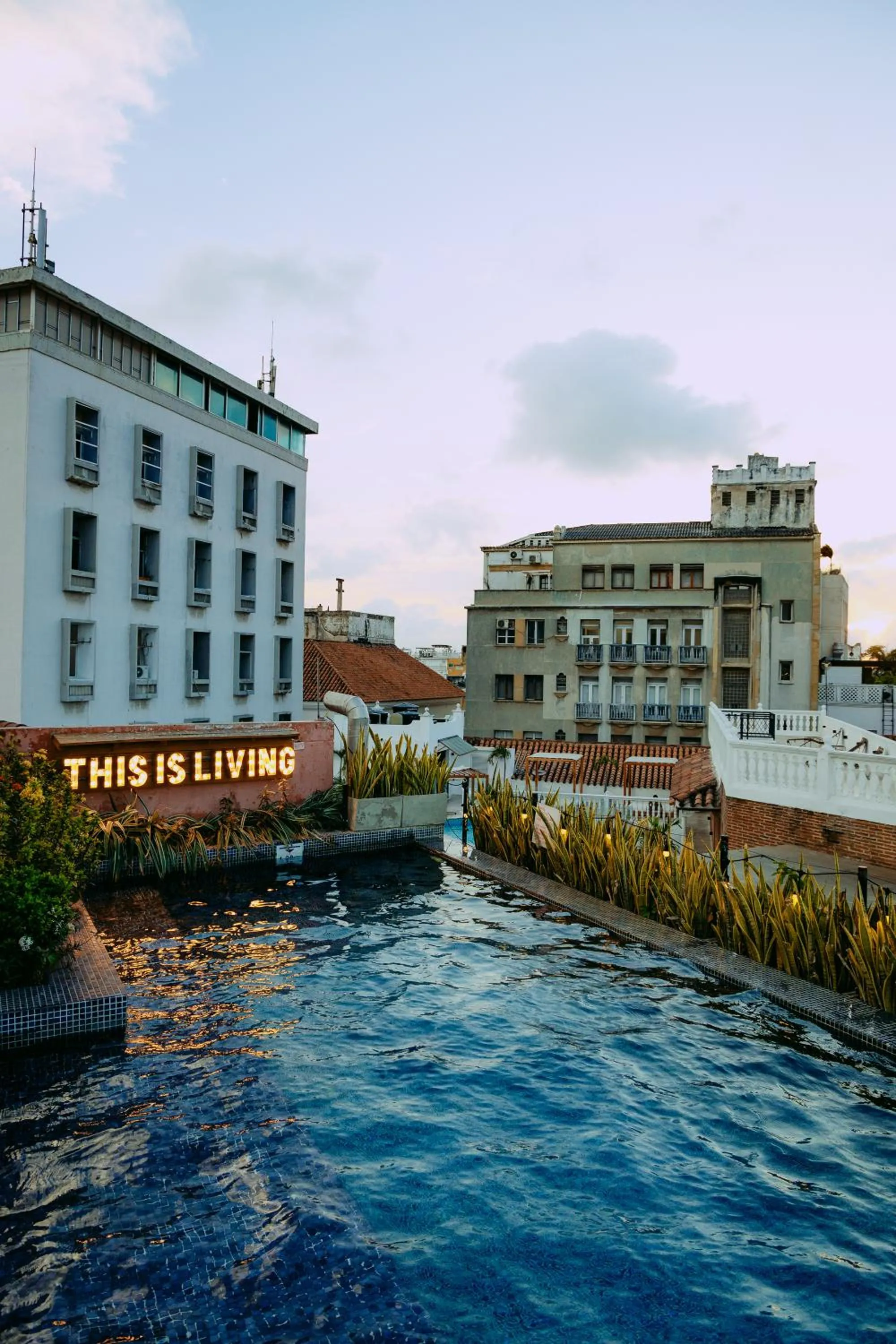 Balcony/Terrace in Hotel Santa Catalina By OxoHotel