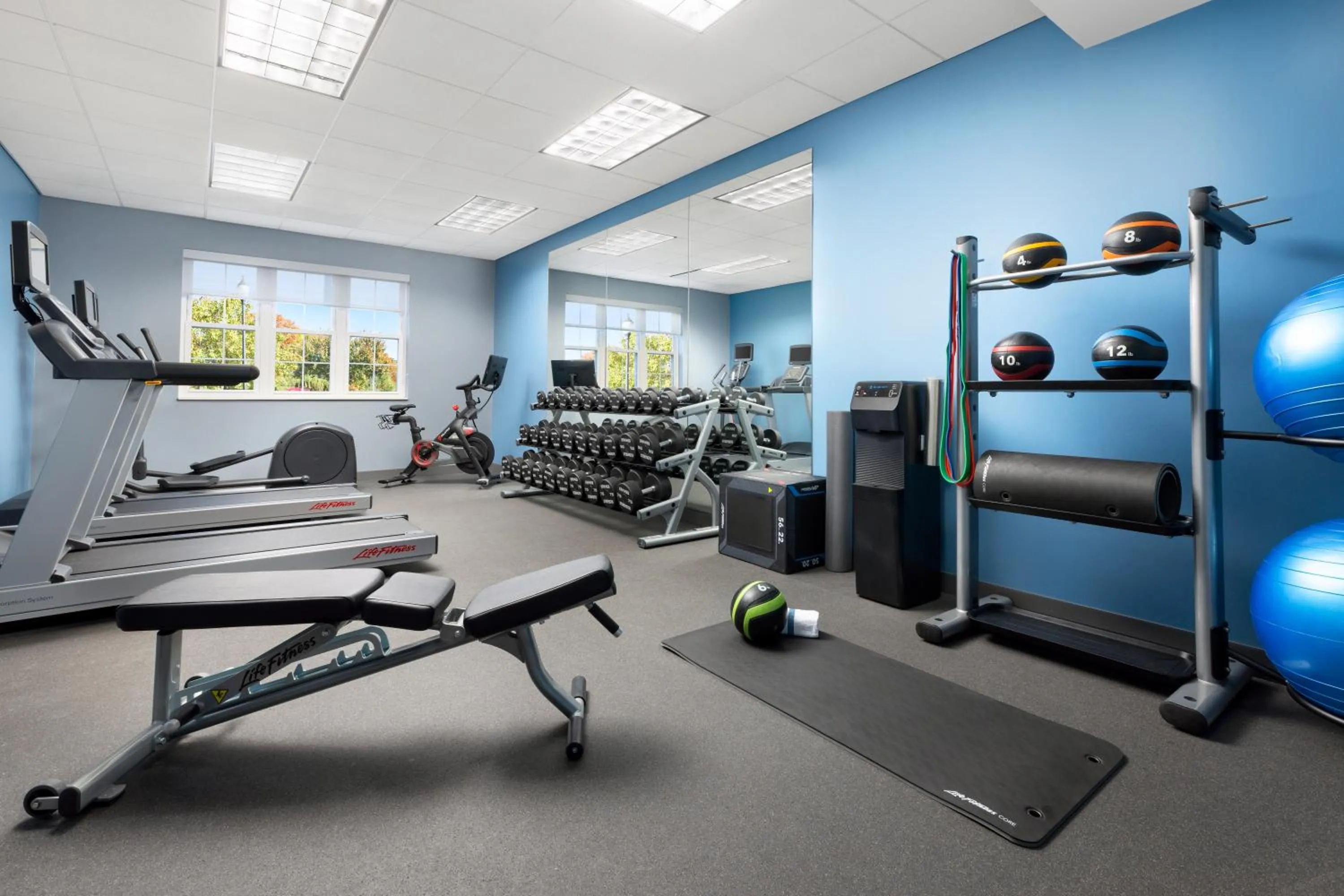 Fitness centre/facilities in Homewood Suites by Hilton Manchester/Airport