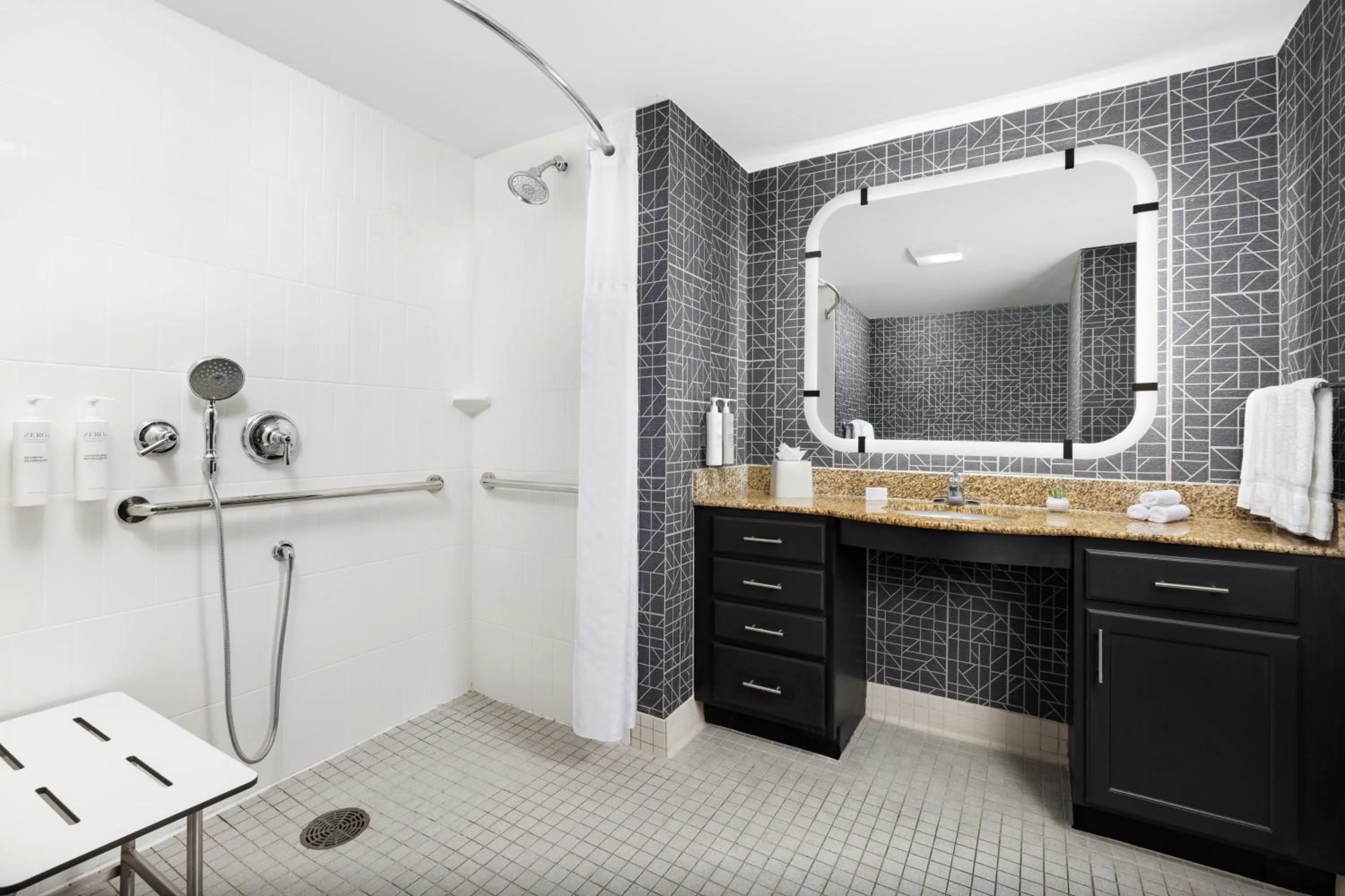 Bathroom in Homewood Suites by Hilton Manchester/Airport