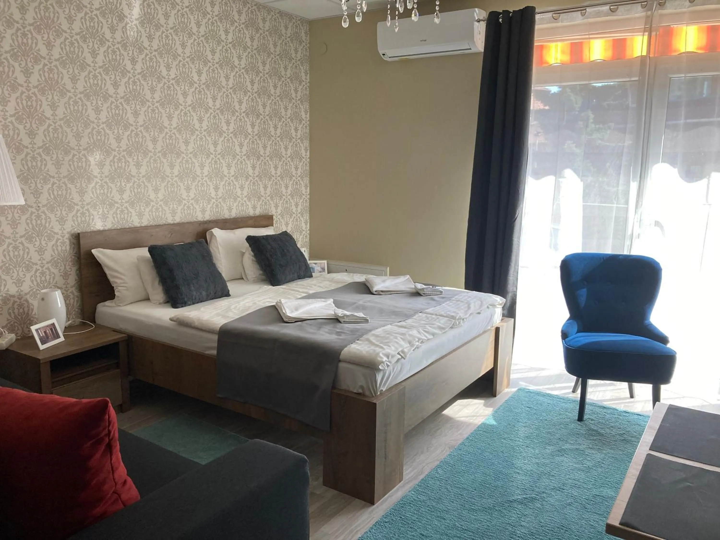 Decorative detail, Bed in Libra Hotel